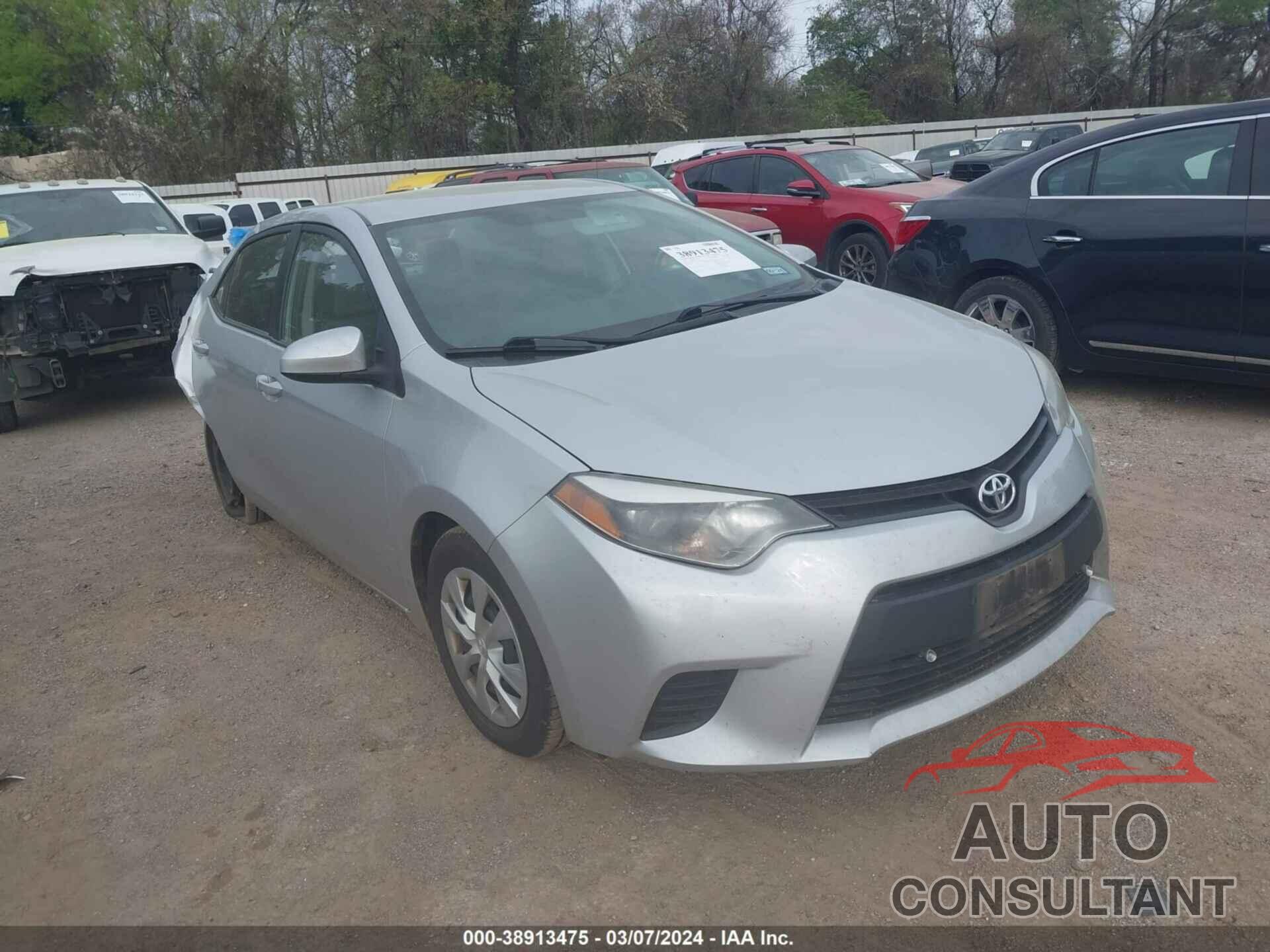 TOYOTA COROLLA 2016 - 5YFBURHE9GP489919
