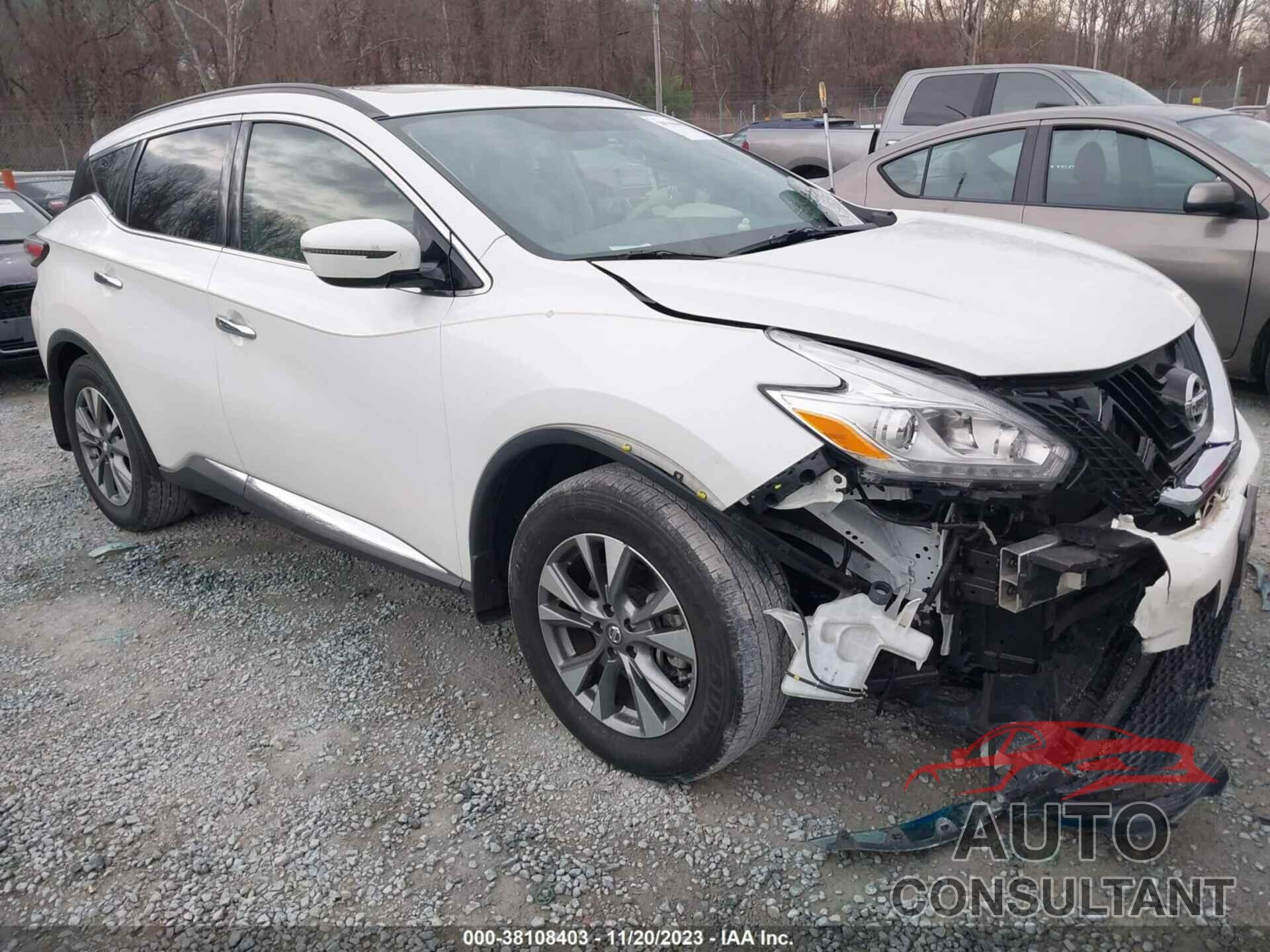 NISSAN MURANO 2016 - 5N1AZ2MH5GN131536