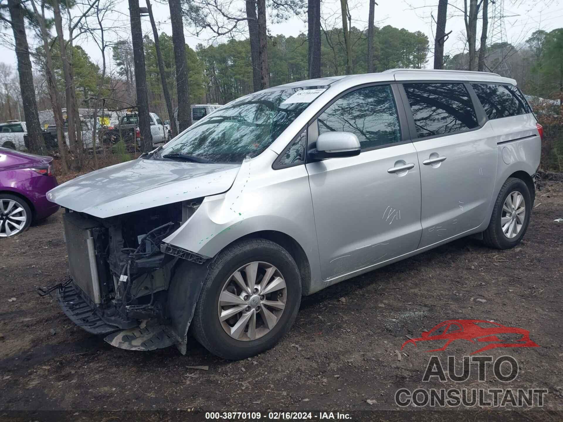 KIA SEDONA 2016 - KNDMB5C14G6131680