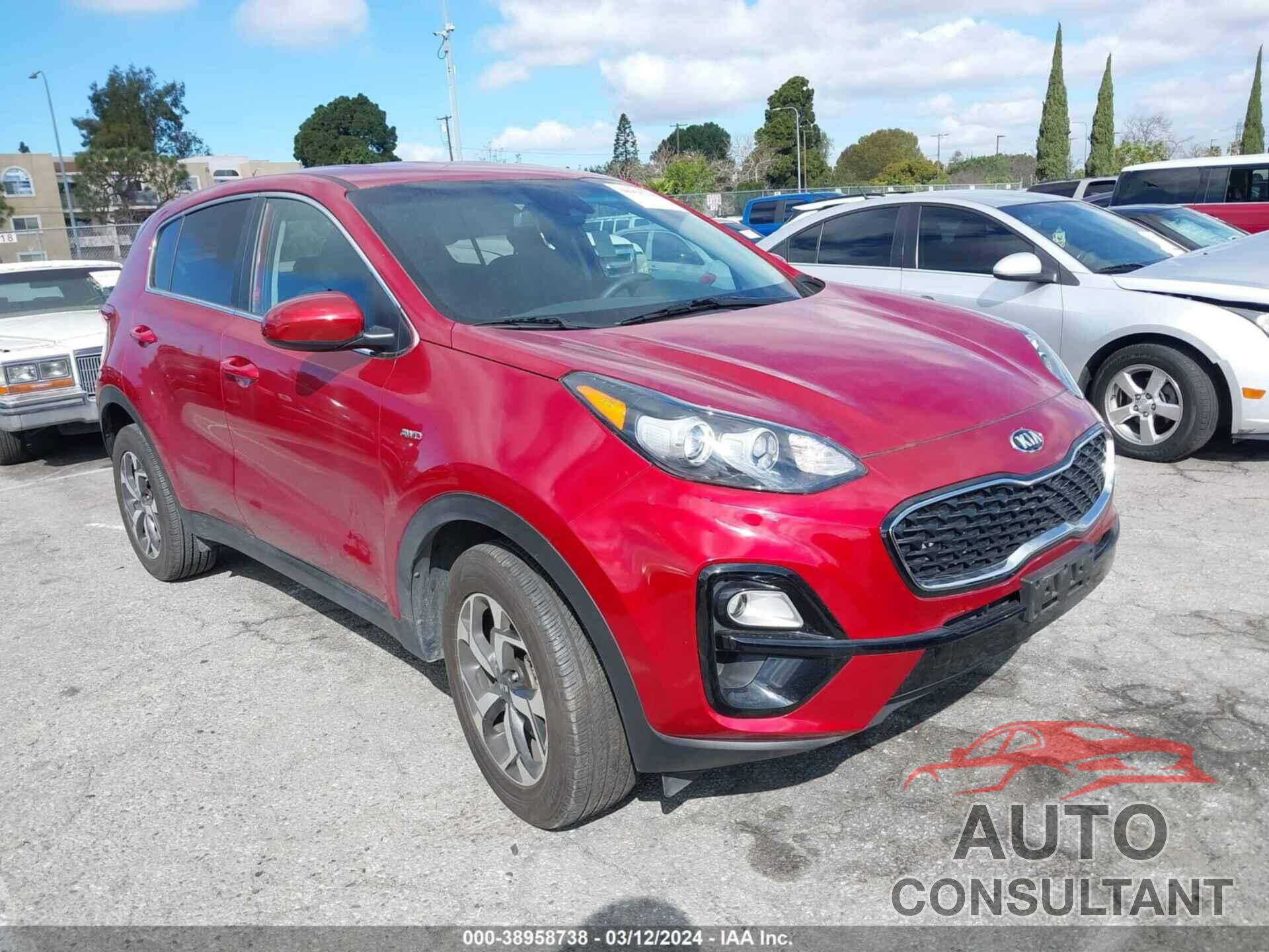 KIA SPORTAGE 2022 - KNDPMCAC5N7998996