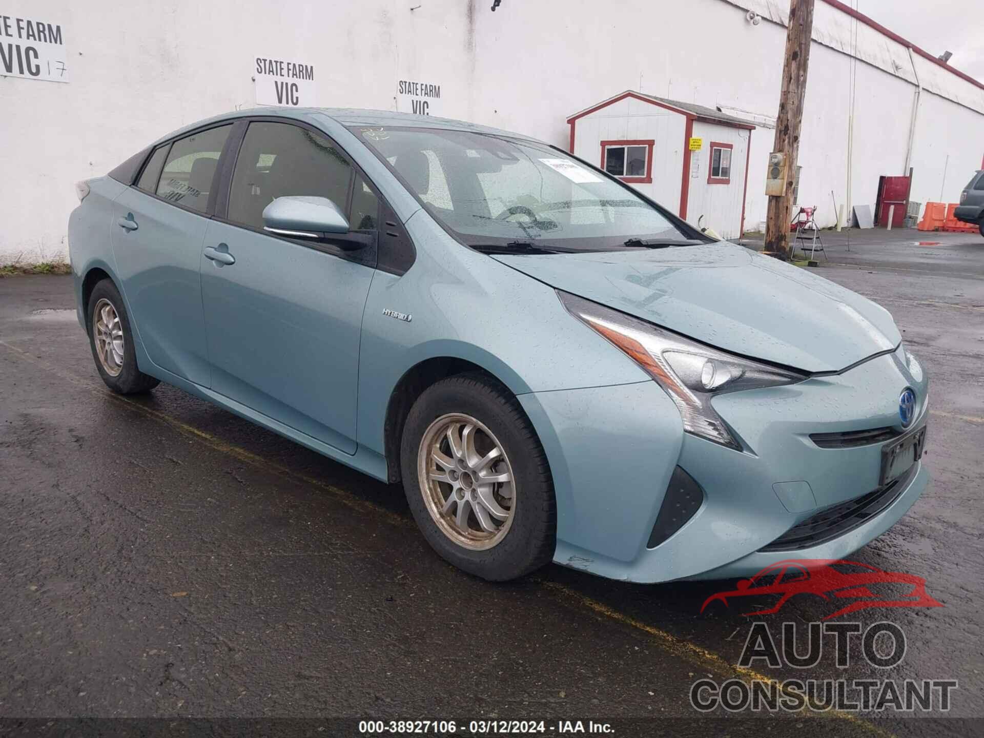 TOYOTA PRIUS 2017 - JTDKBRFU9H3028441