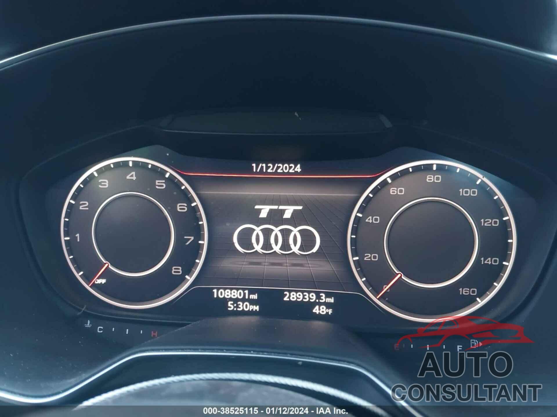 AUDI TT 2017 - TRUC5AFV8H1003862