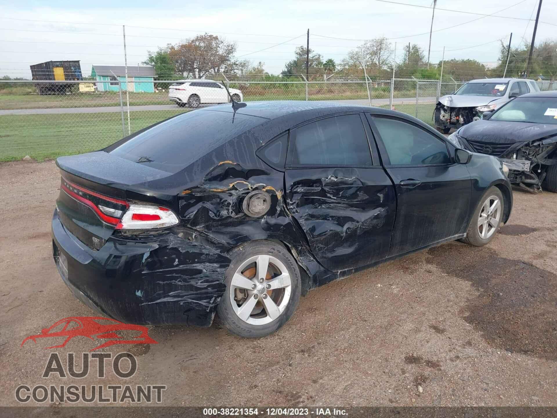 DODGE DART 2015 - 1C3CDFBB2FD158493