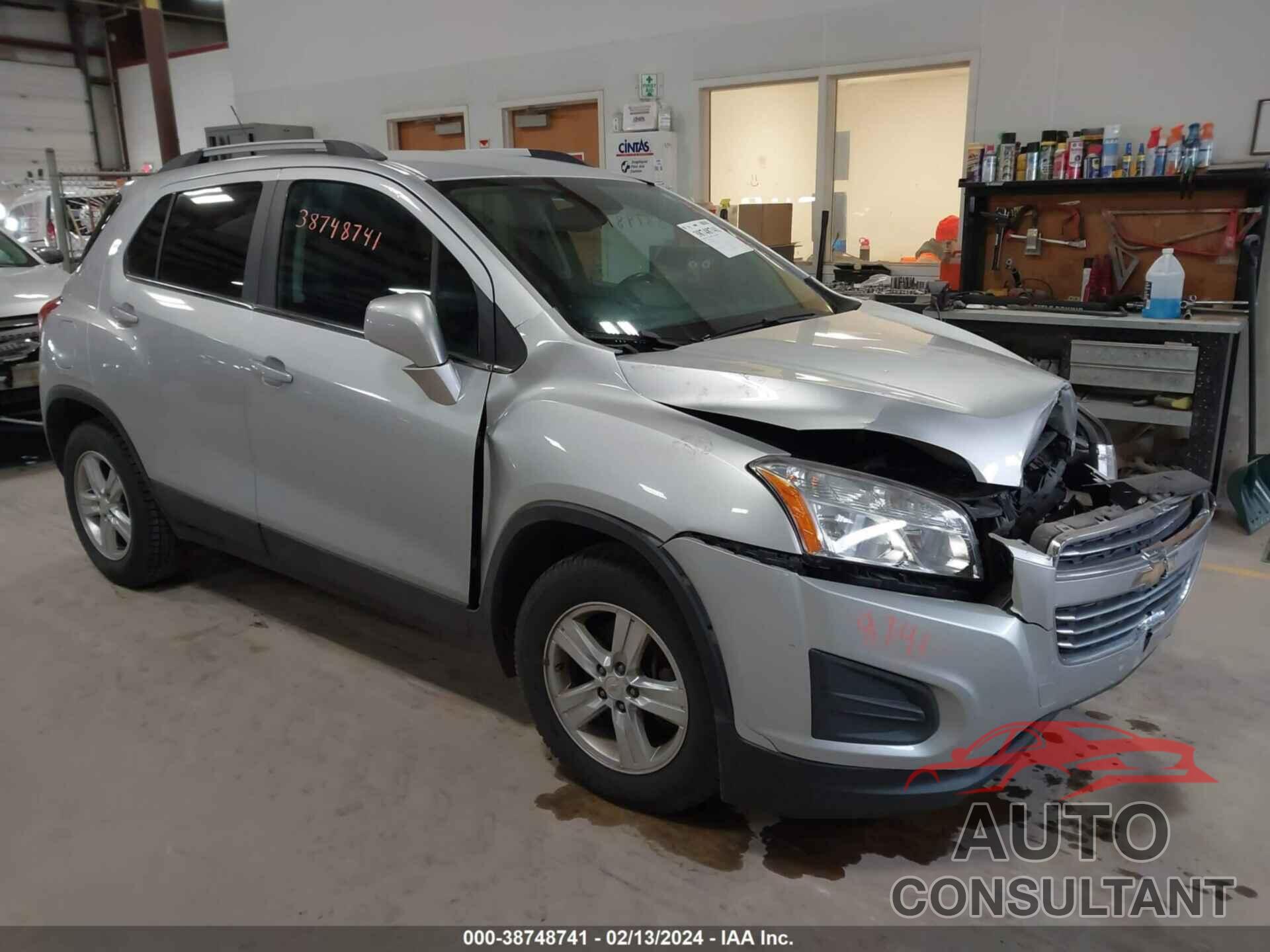 CHEVROLET TRAX 2016 - KL7CJLSB1GB653765