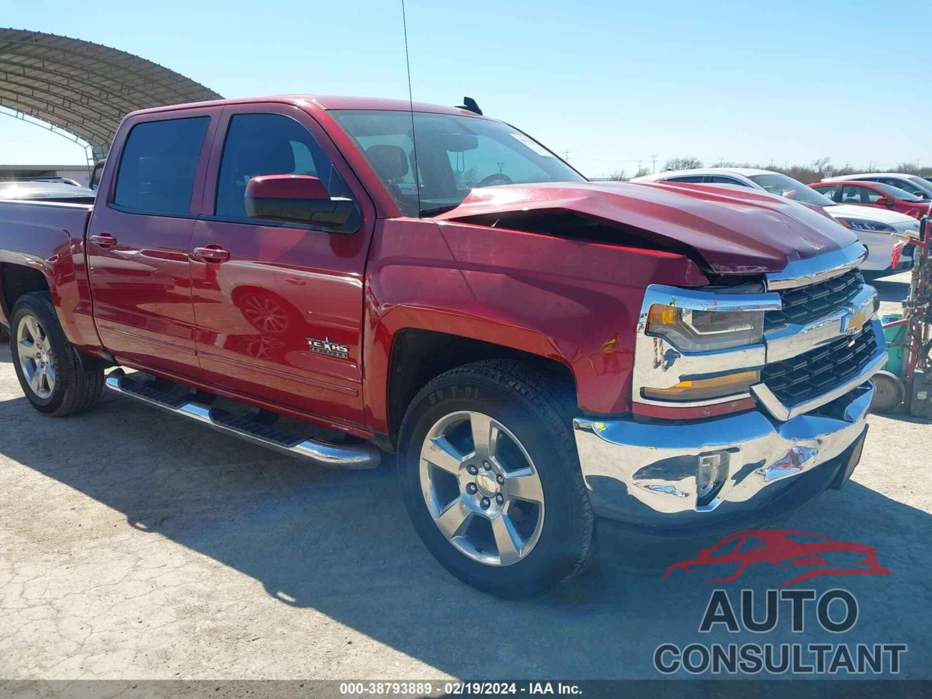 CHEVROLET SILVERADO 1500 2018 - 3GCPCREC6JG538583