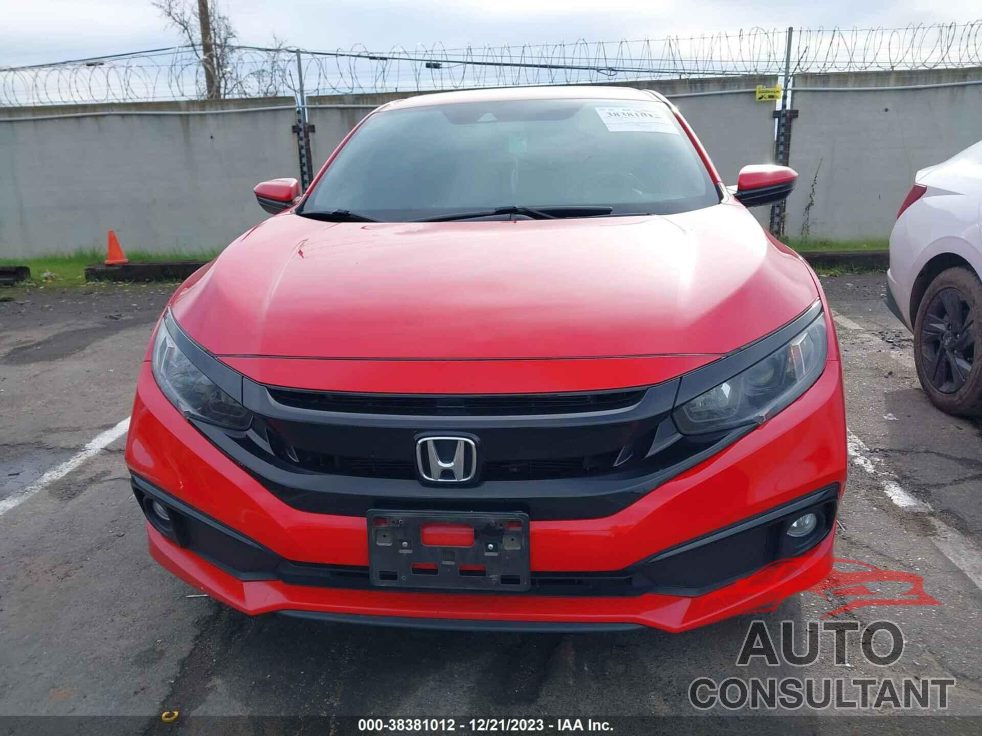 HONDA CIVIC 2019 - 2HGFC2F87KH593446