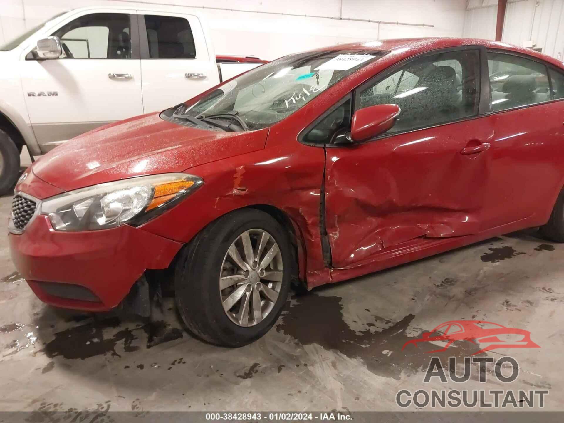 KIA FORTE 2016 - KNAFX4A60G5592252