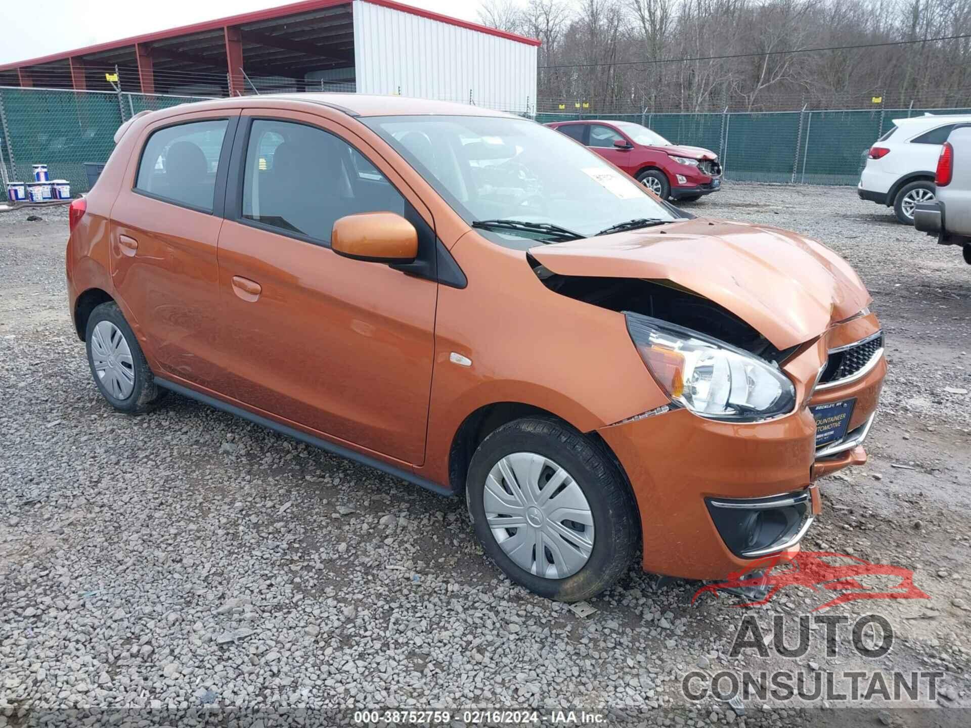 MITSUBISHI MIRAGE 2019 - ML32A3HJXKH009865