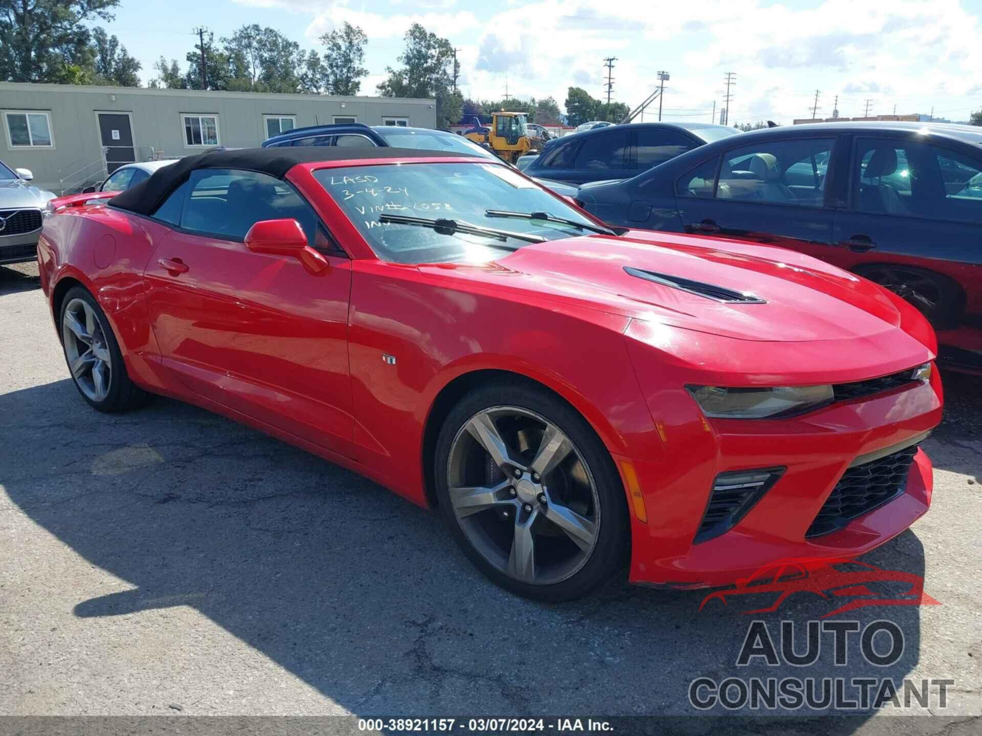 CHEVROLET CAMARO 2017 - 1G1FF3D73H0172058