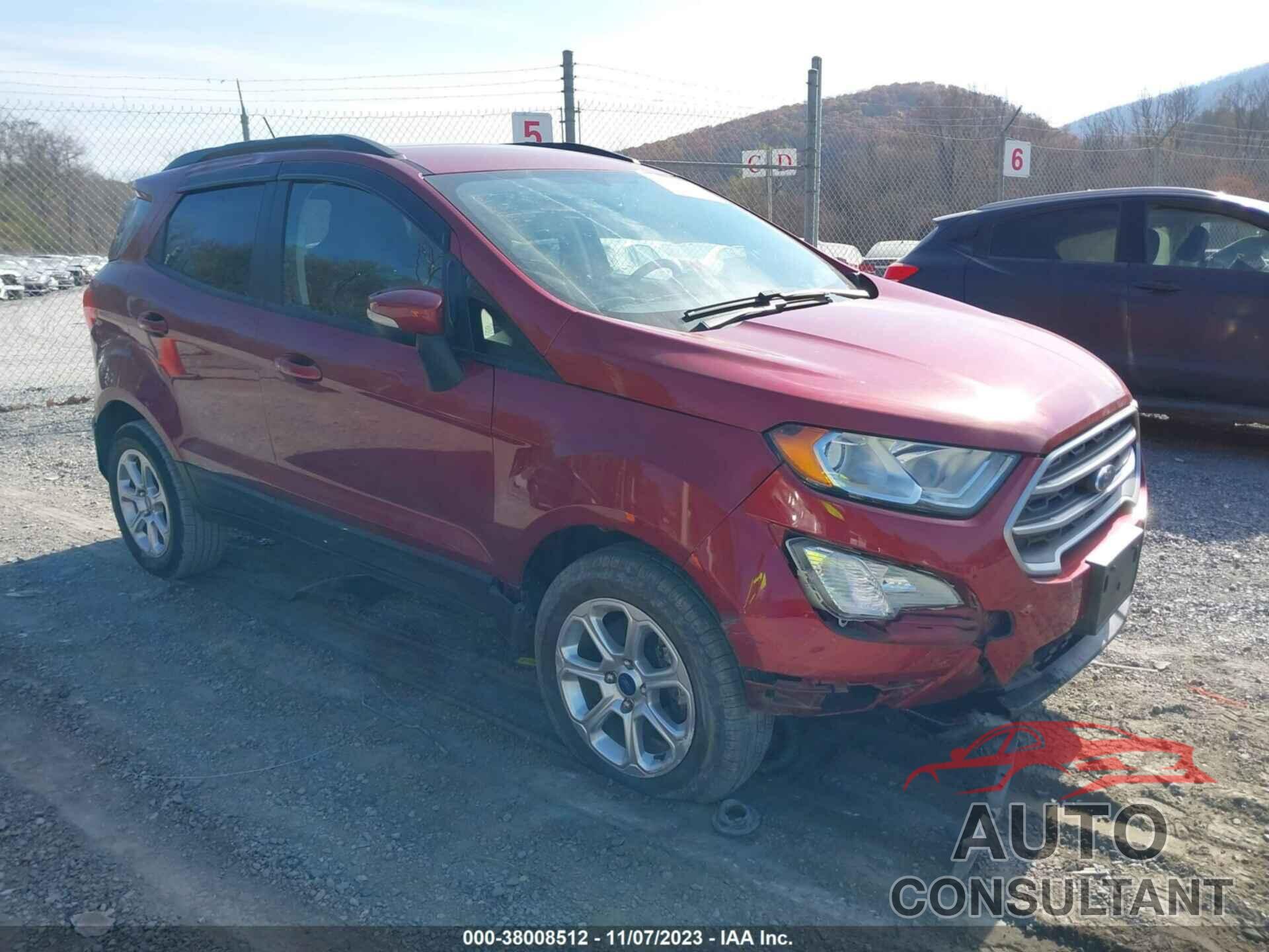 FORD ECOSPORT 2019 - MAJ6S3GLXKC271533