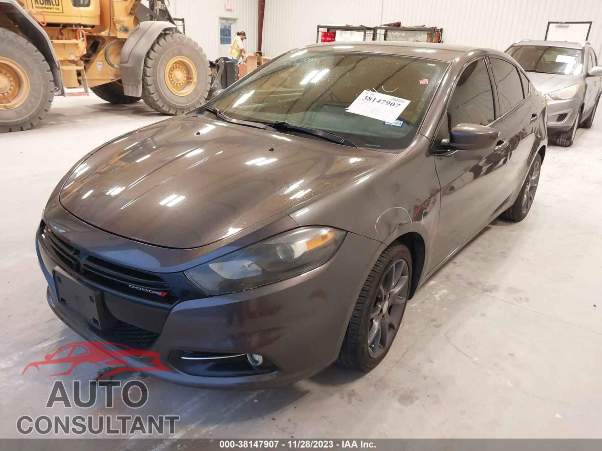 DODGE DART 2016 - 1C3CDFBBXGD644700