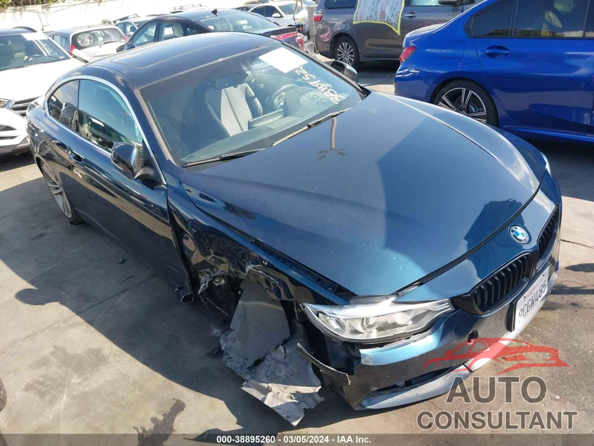 BMW 430I 2017 - WBA4R7C54HK895559