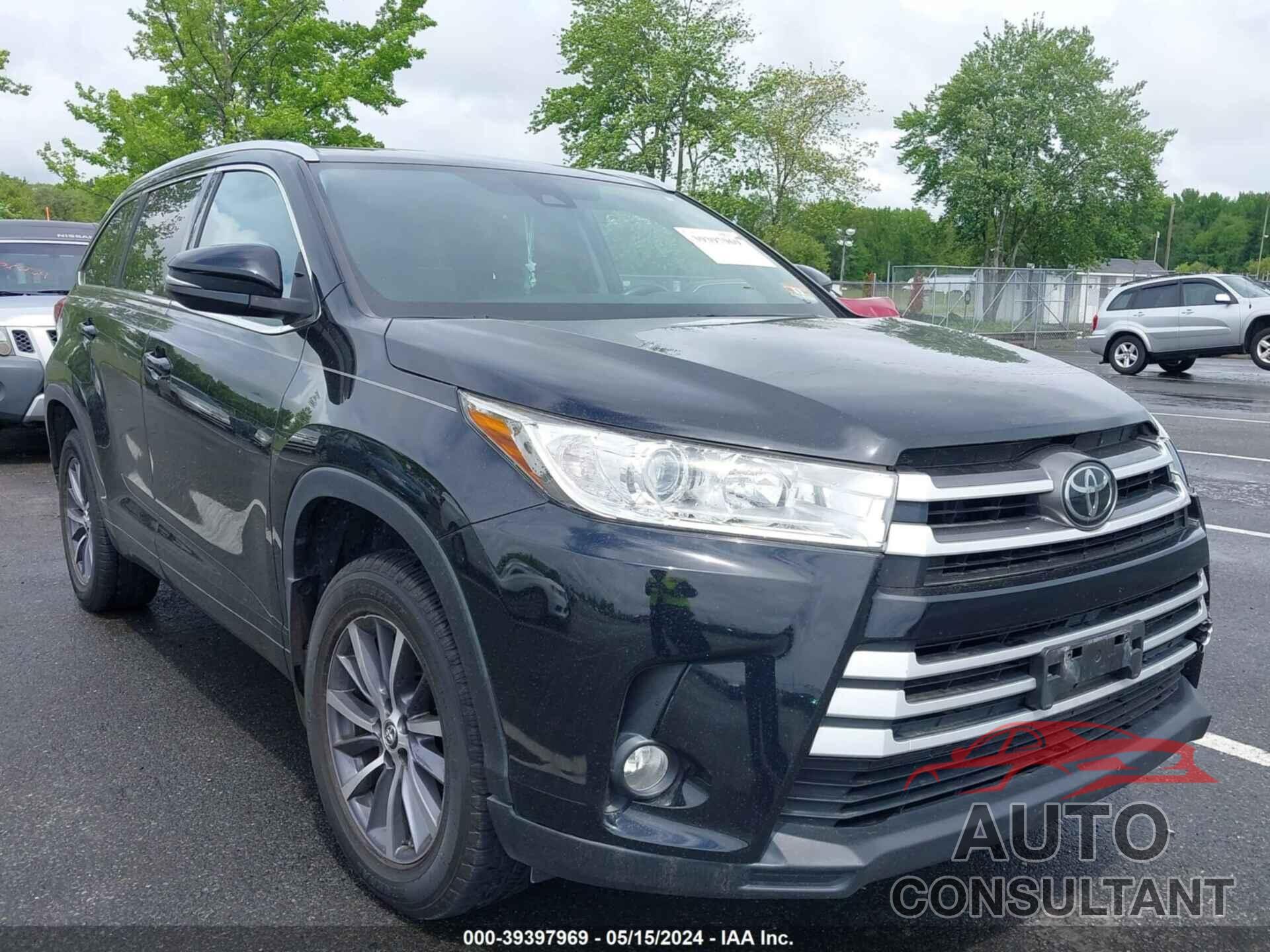 TOYOTA HIGHLANDER 2017 - 5TDJZRFH3HS432134