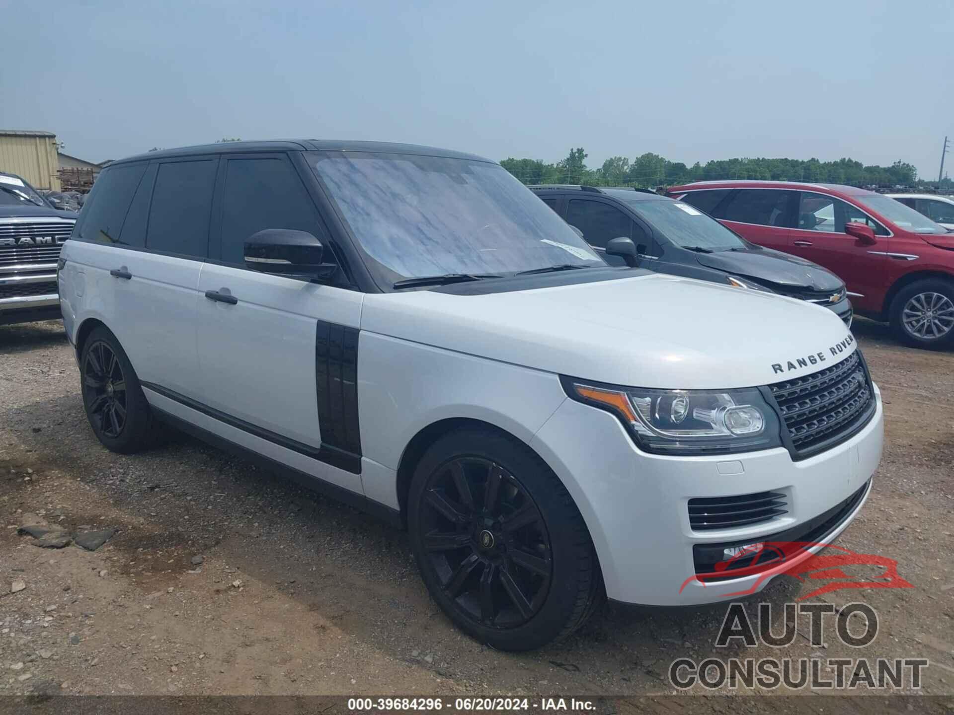 LAND ROVER RANGE ROVER 2016 - SALGS2KF1GA255274