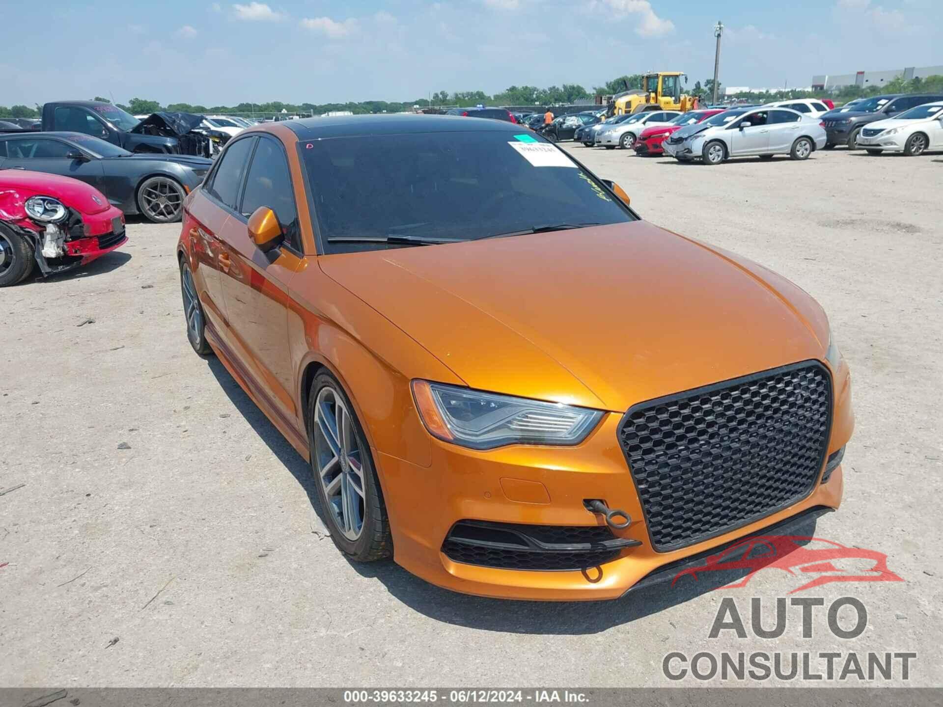 AUDI S3 2016 - WAUB1GFF2G1072961