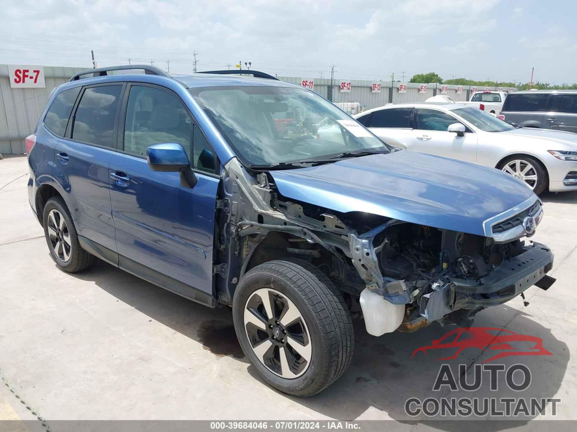 SUBARU FORESTER 2017 - JF2SJAGC0HH421291