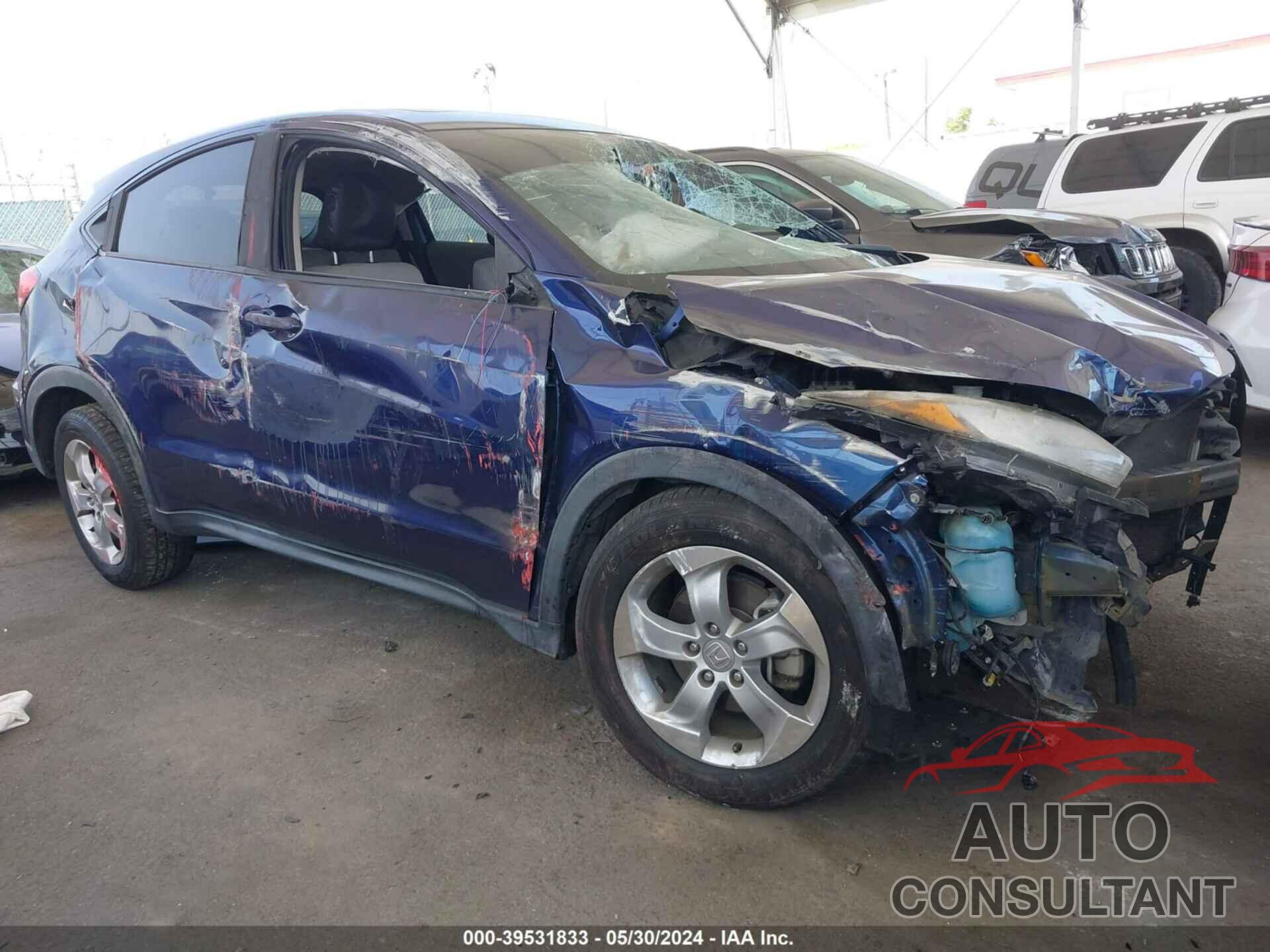 HONDA HR-V 2016 - 3CZRU5H54GM708259