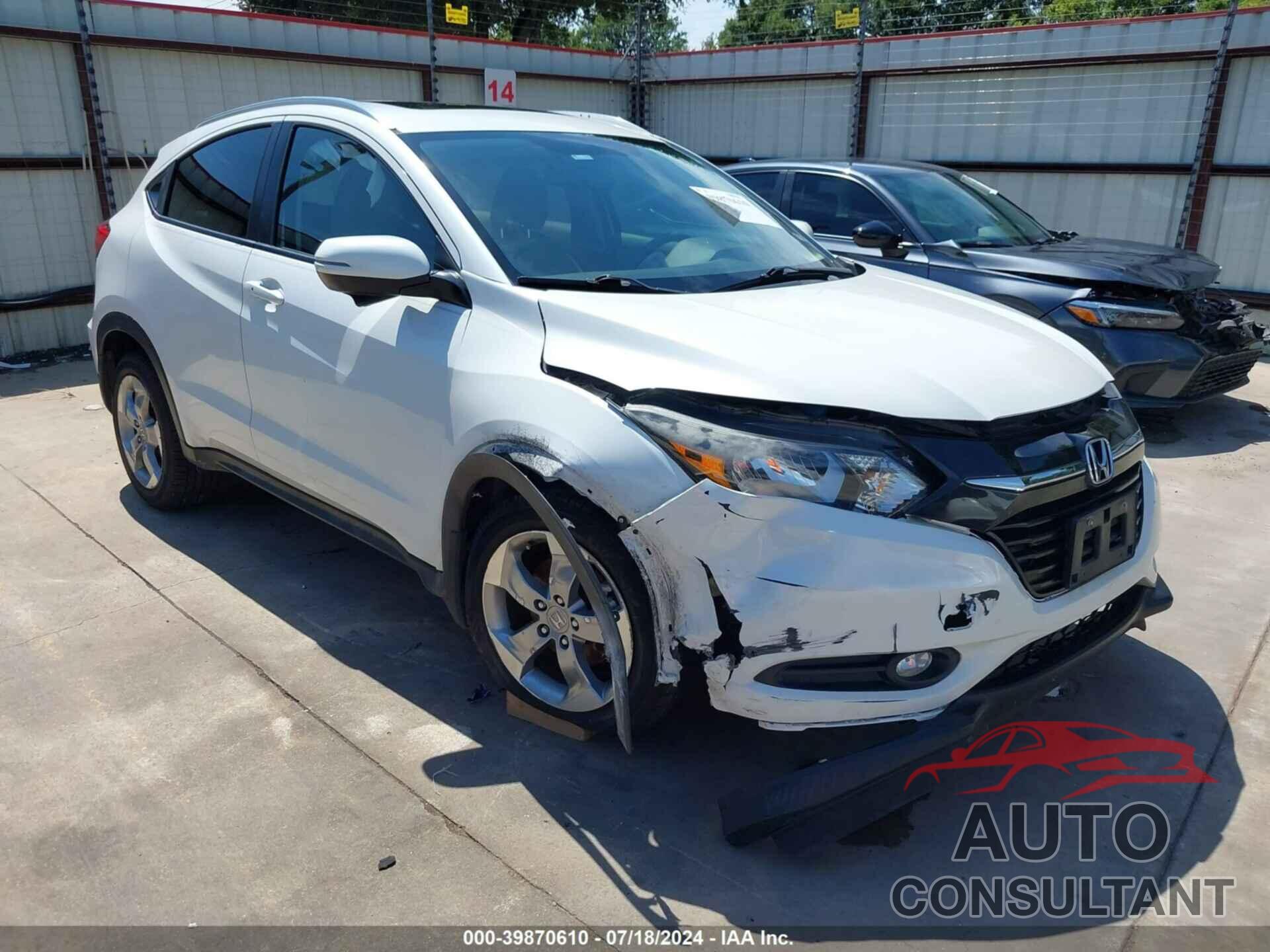 HONDA HR-V 2016 - 3CZRU5H78GM756025
