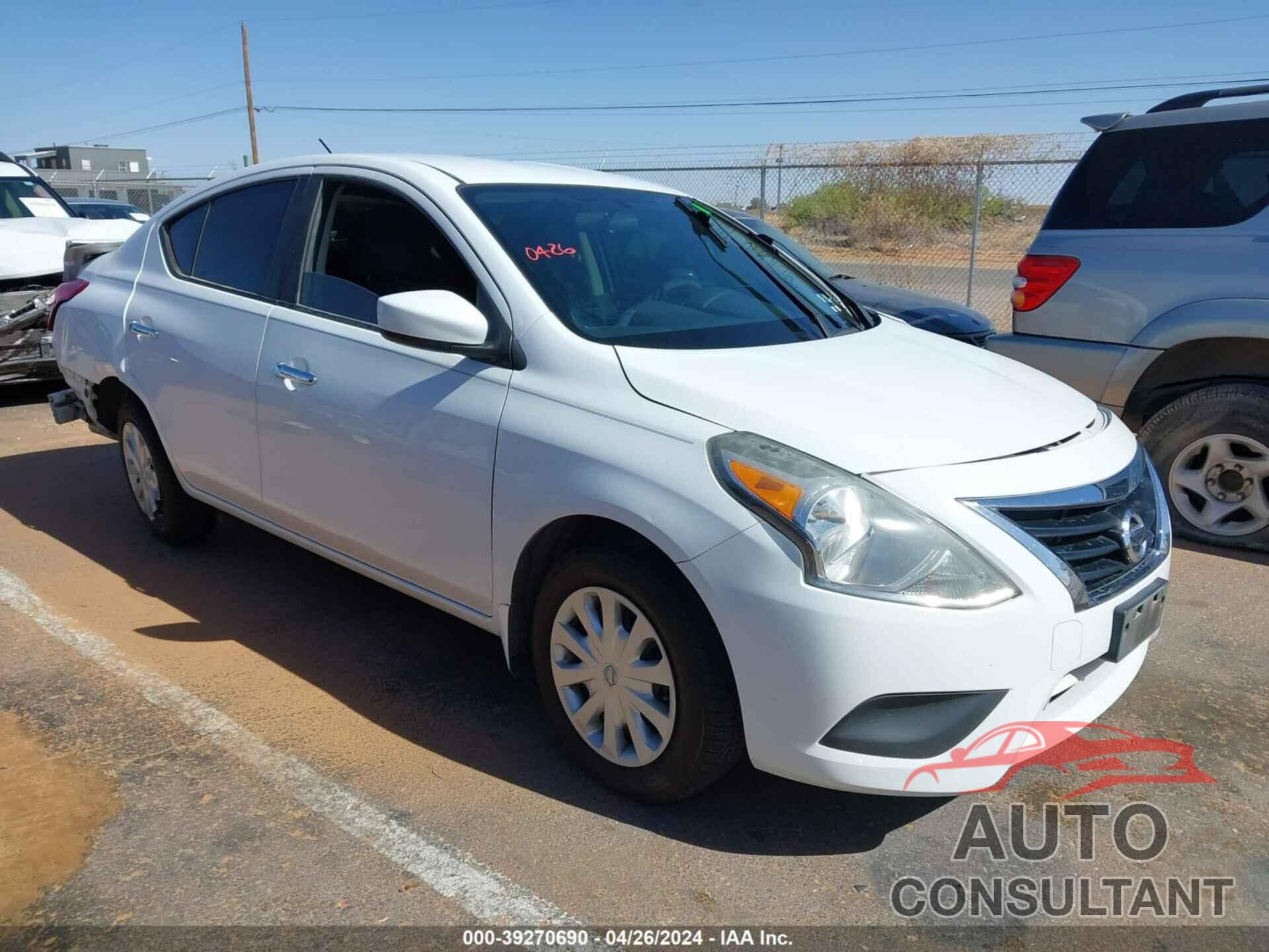 NISSAN VERSA 2016 - 3N1CN7AP0GL910847