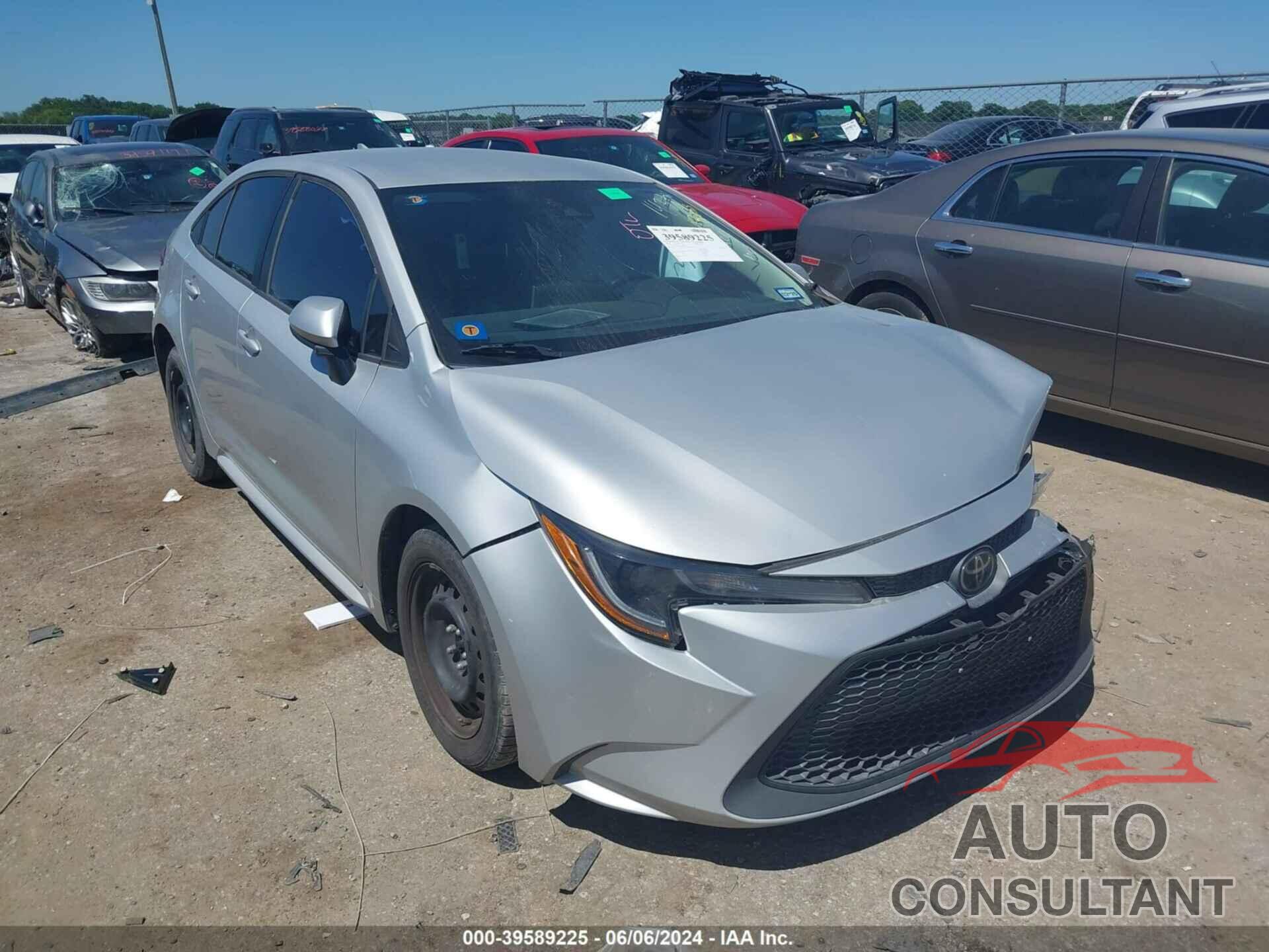 TOYOTA COROLLA 2020 - 5YFEPRAE6LP118564