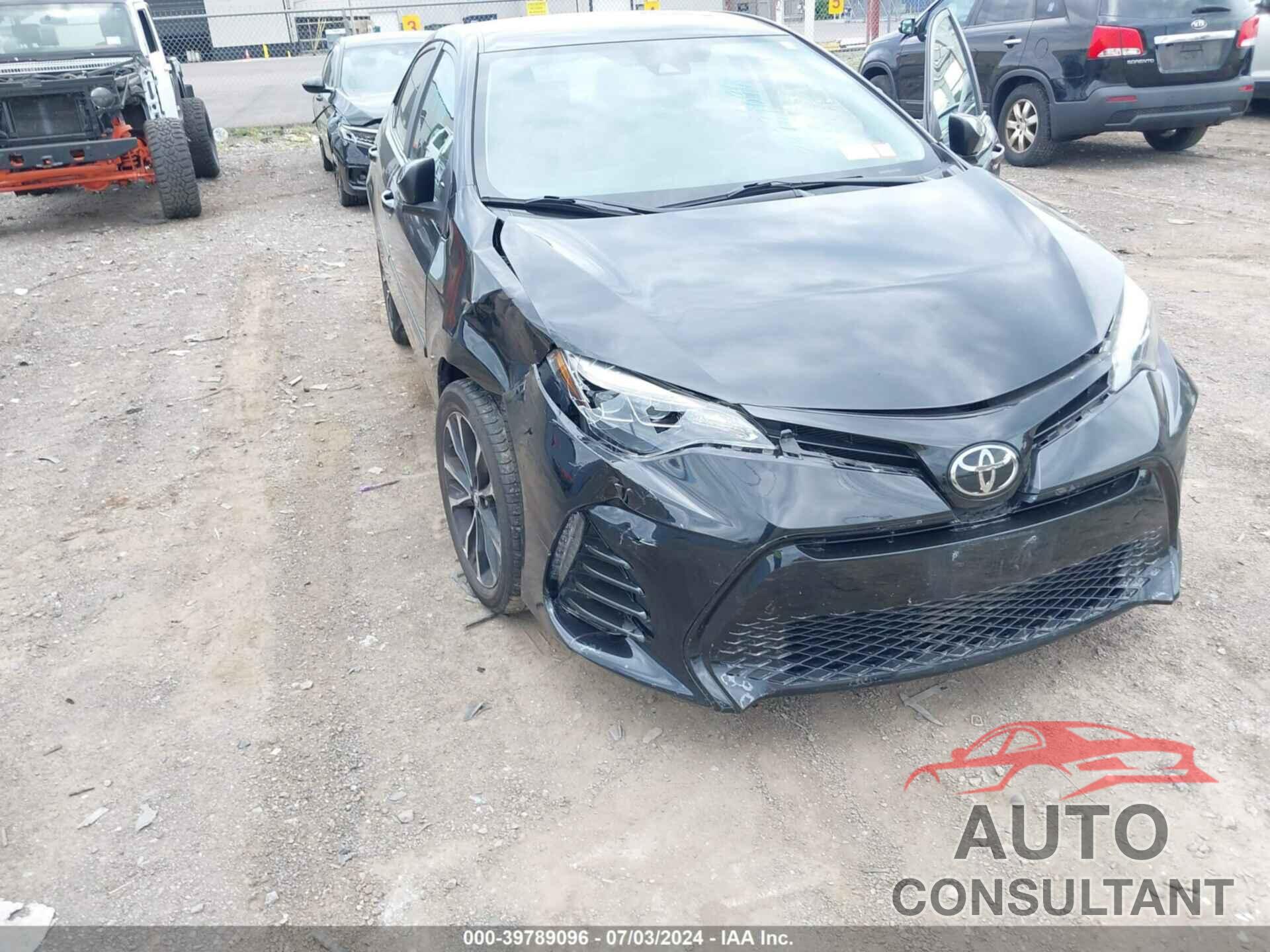 TOYOTA COROLLA 2019 - 2T1BURHE2KC194511