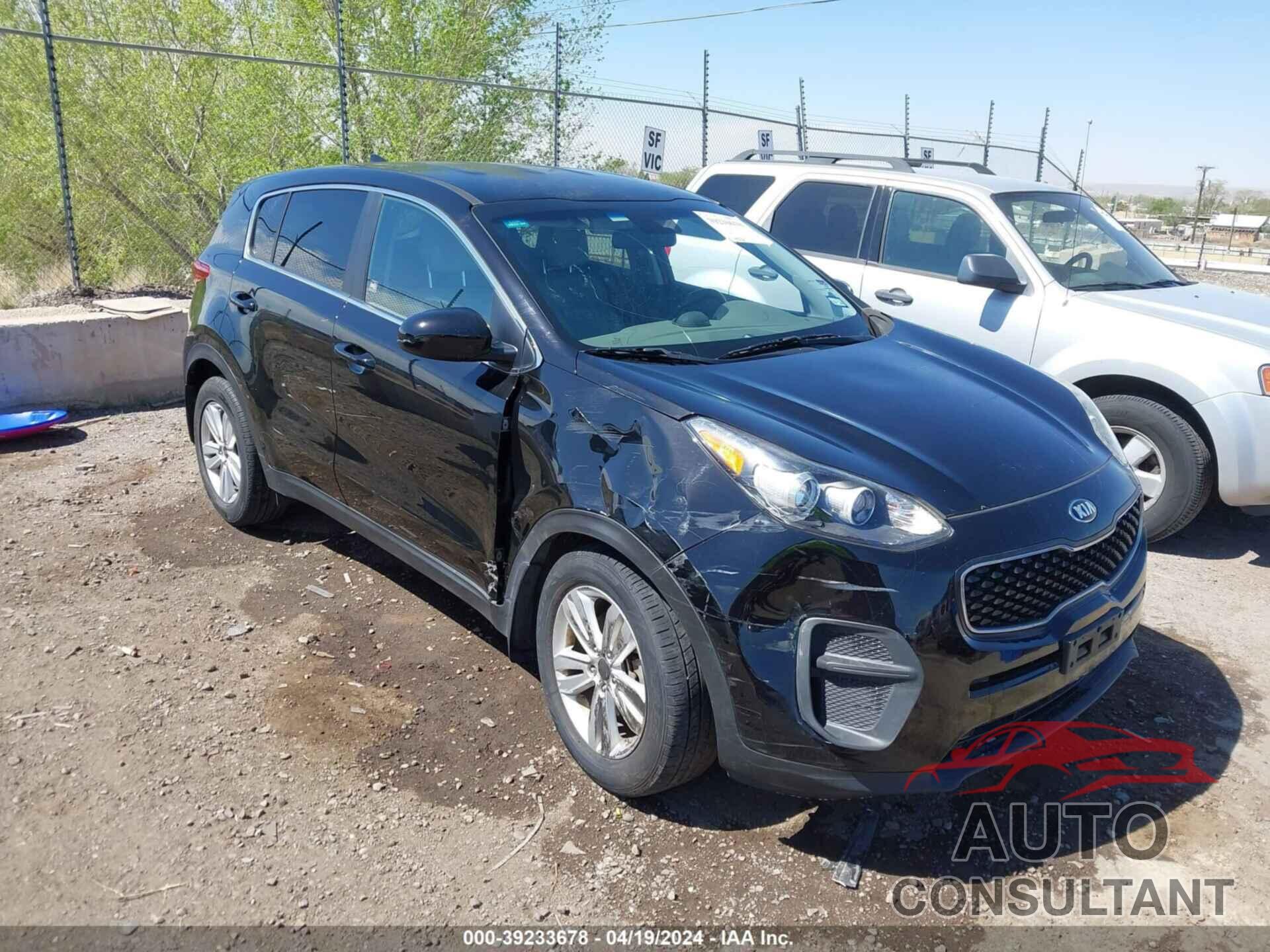 KIA SPORTAGE 2017 - KNDPM3AC2H7120561