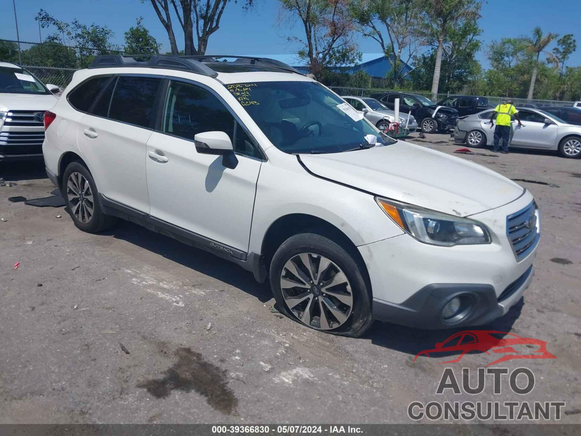 SUBARU OUTBACK 2017 - 4S4BSANC9H3328485