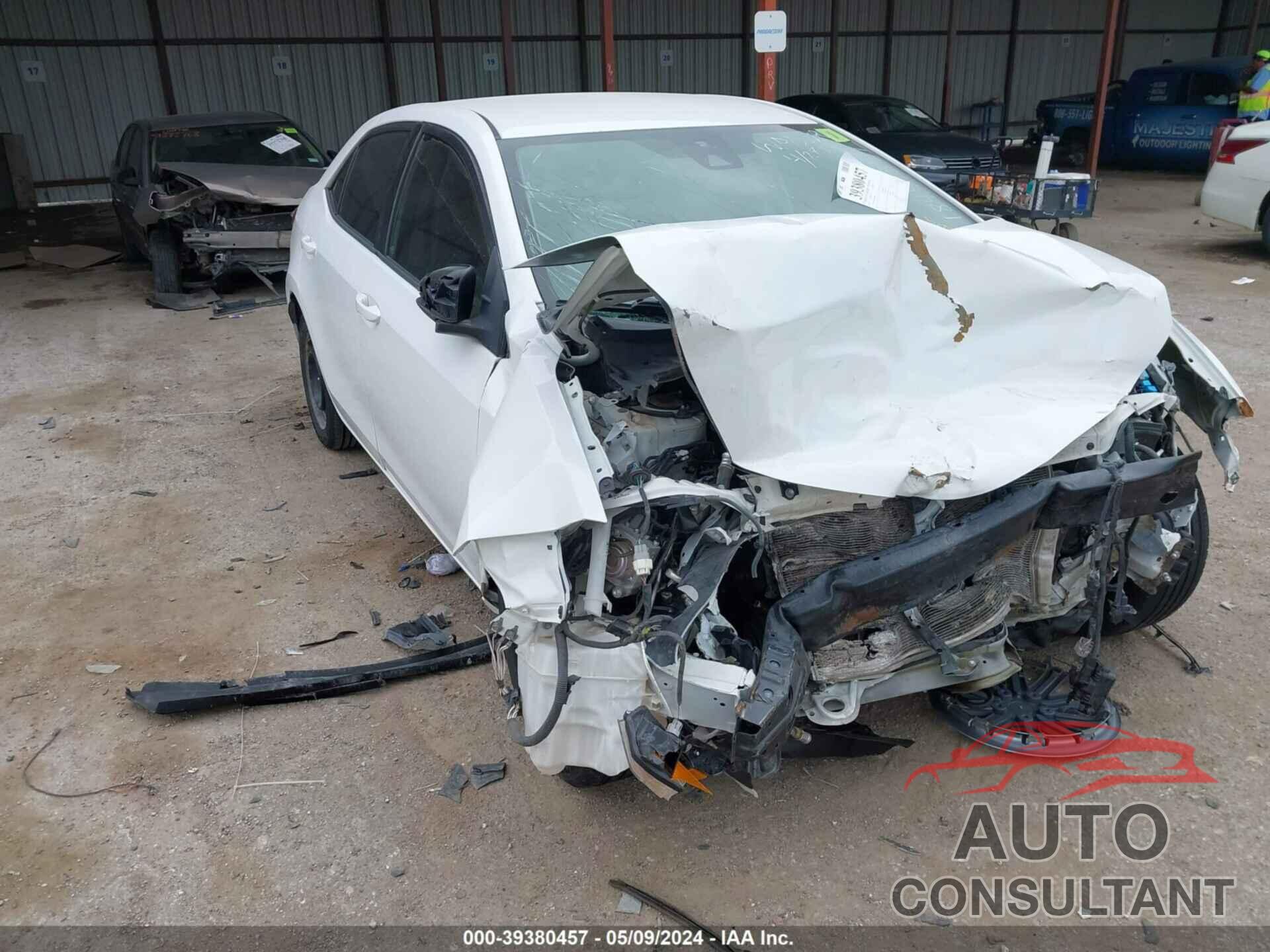TOYOTA COROLLA 2017 - 2T1BURHE4HC956441