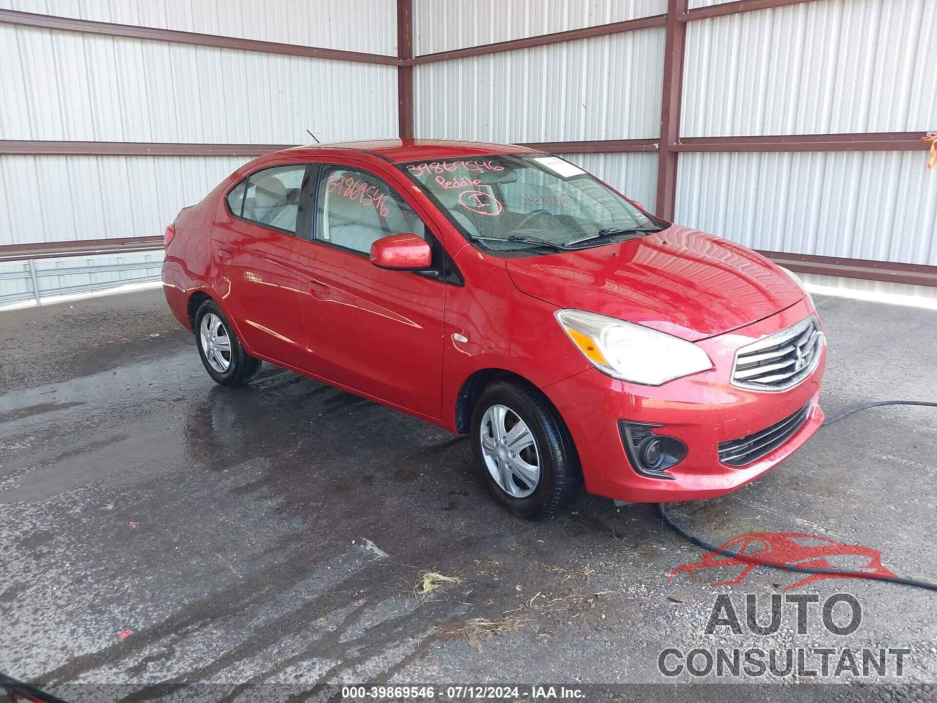 MITSUBISHI MIRAGE G4 2017 - ML32F3FJ5HHF09707