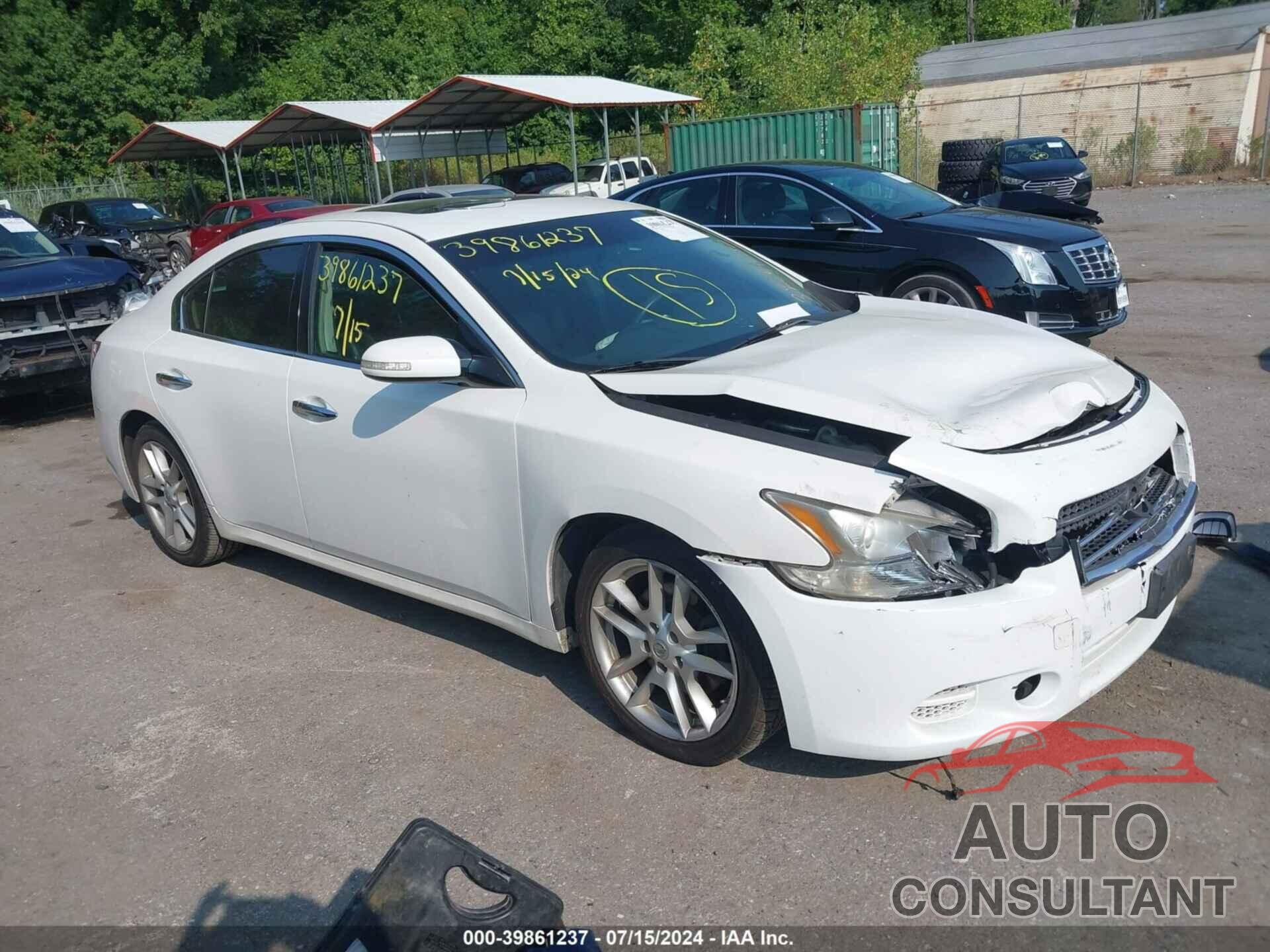 NISSAN MAXIMA 2011 - 1N4AA5AP6BC809648