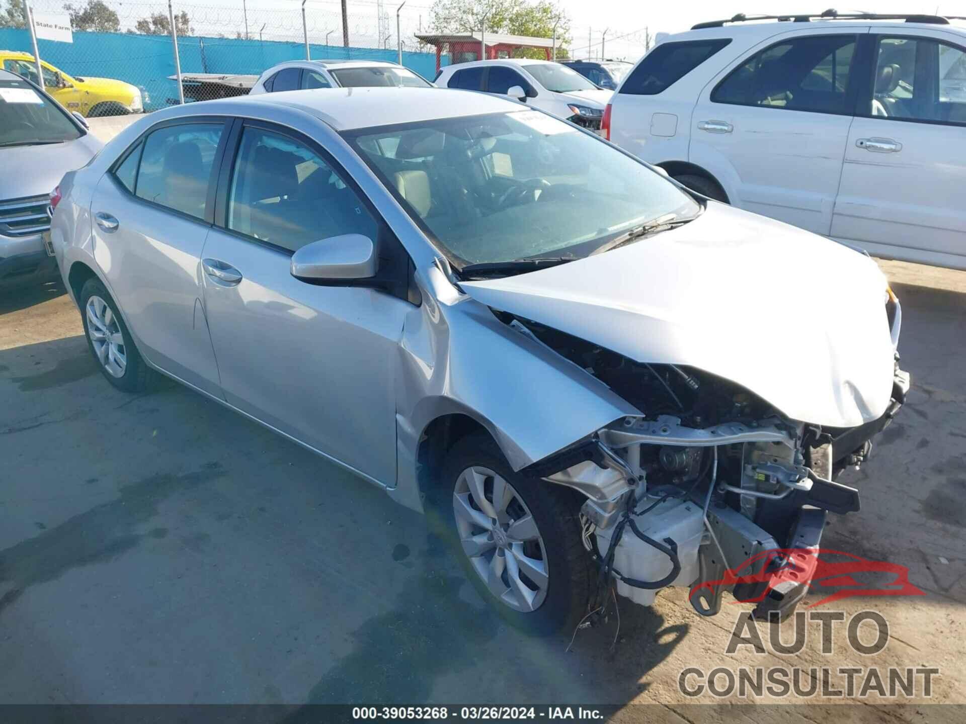 TOYOTA COROLLA 2016 - 5YFBURHE8GP553836
