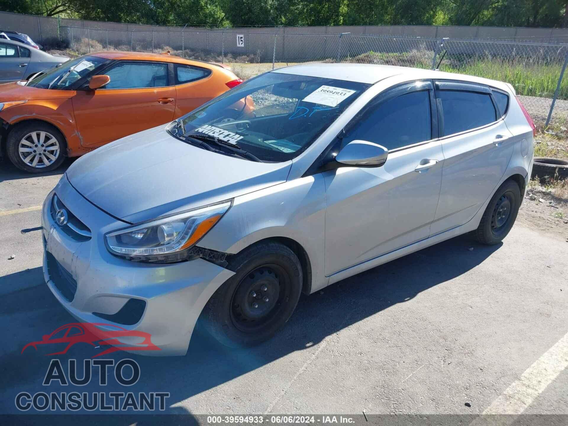 HYUNDAI ACCENT 2016 - KMHCU5AEXGU237375