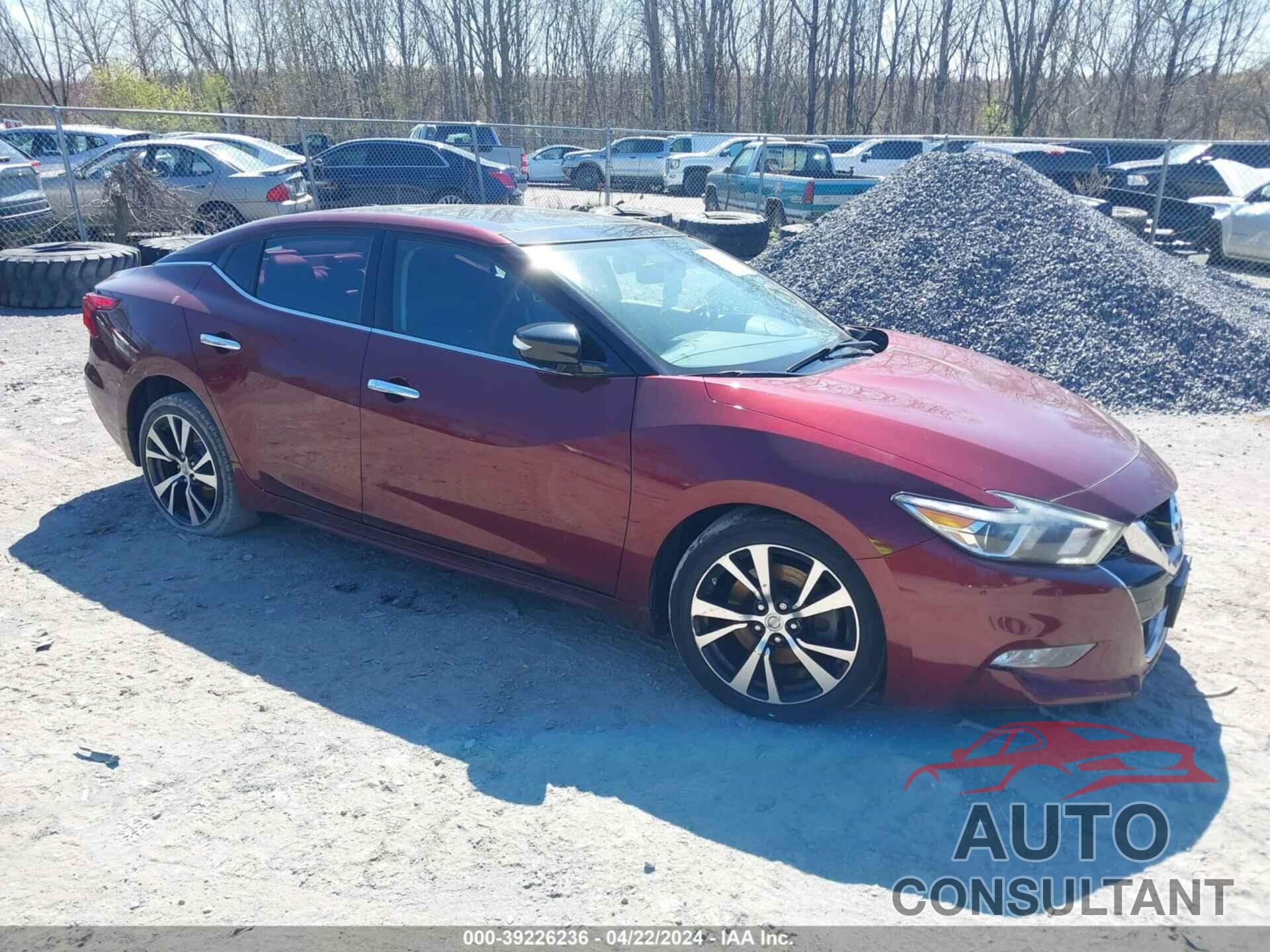 NISSAN MAXIMA 2016 - 1N4AA6AP0GC449645