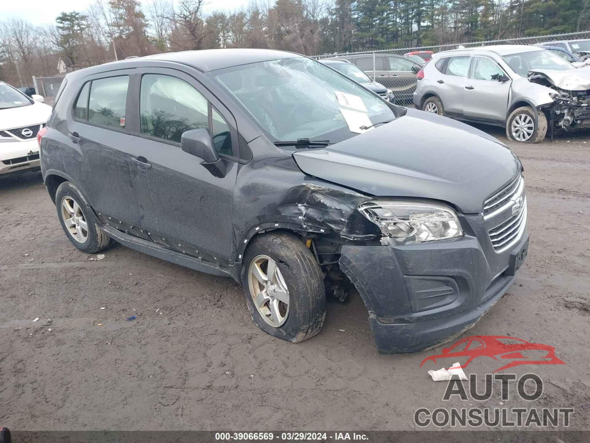 CHEVROLET TRAX 2016 - 3GNCJNSB9GL276400