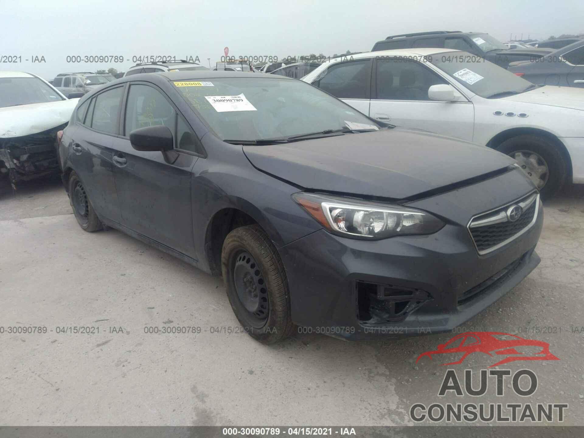 SUBARU IMPREZA 2017 - 4S3GTAA61H3736888