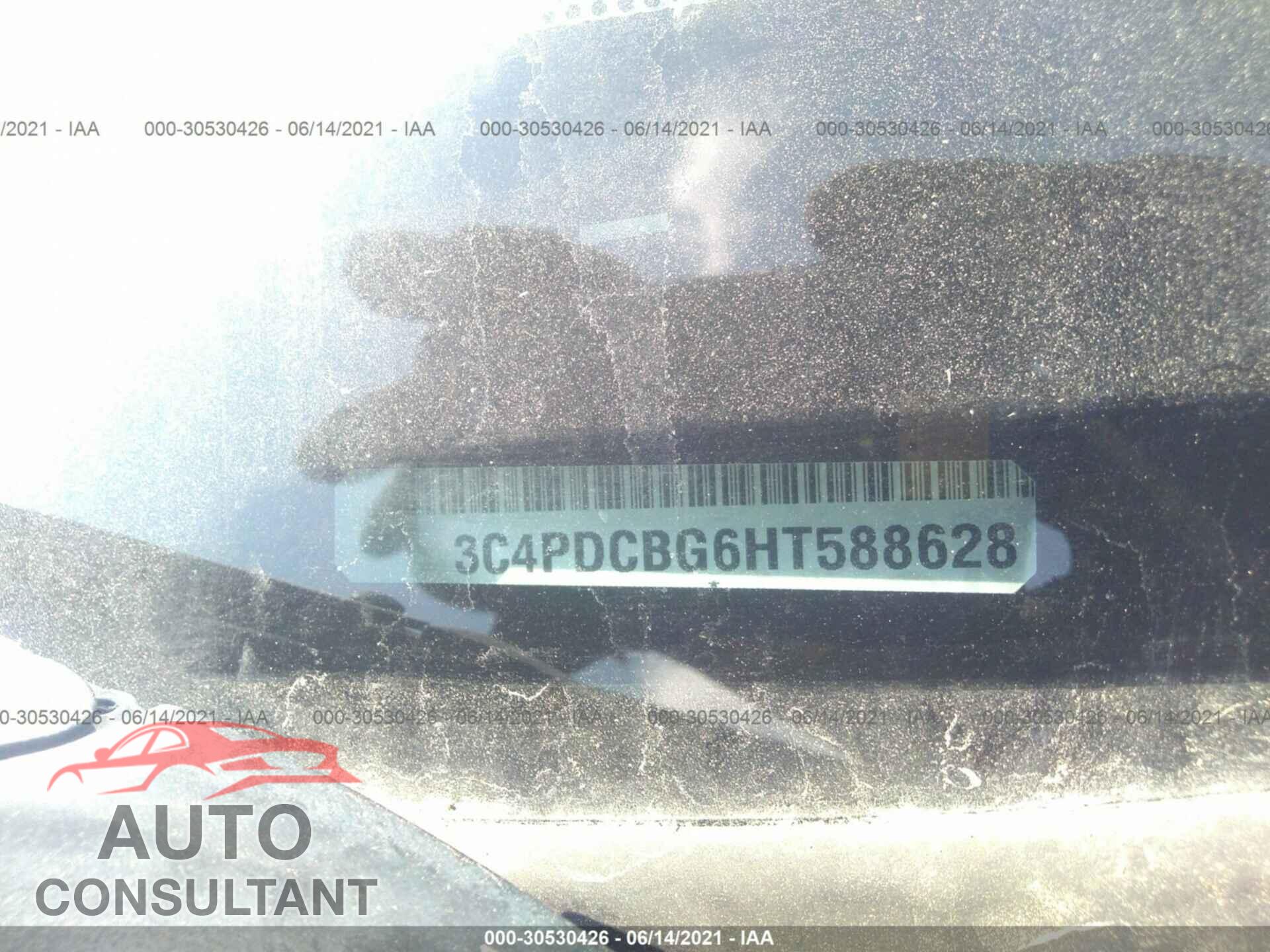 DODGE JOURNEY 2017 - 3C4PDCBG6HT588628