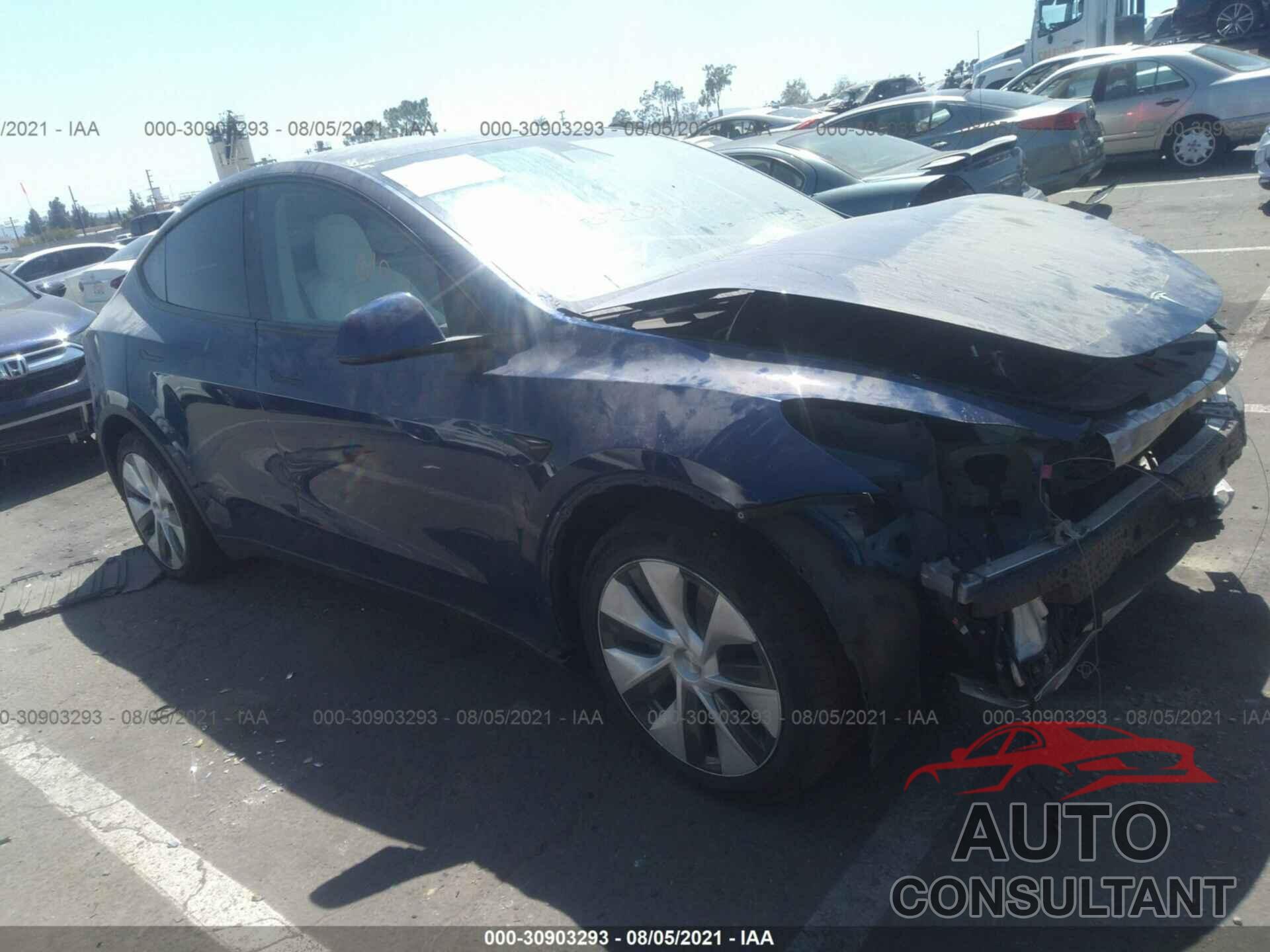 TESLA MODEL Y 2021 - 5YJYGDEE4MF069355