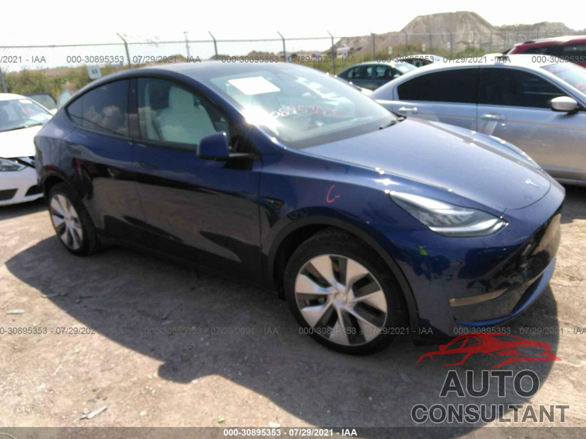 TESLA MODEL Y 2021 - 5YJYGAEE7MF130762