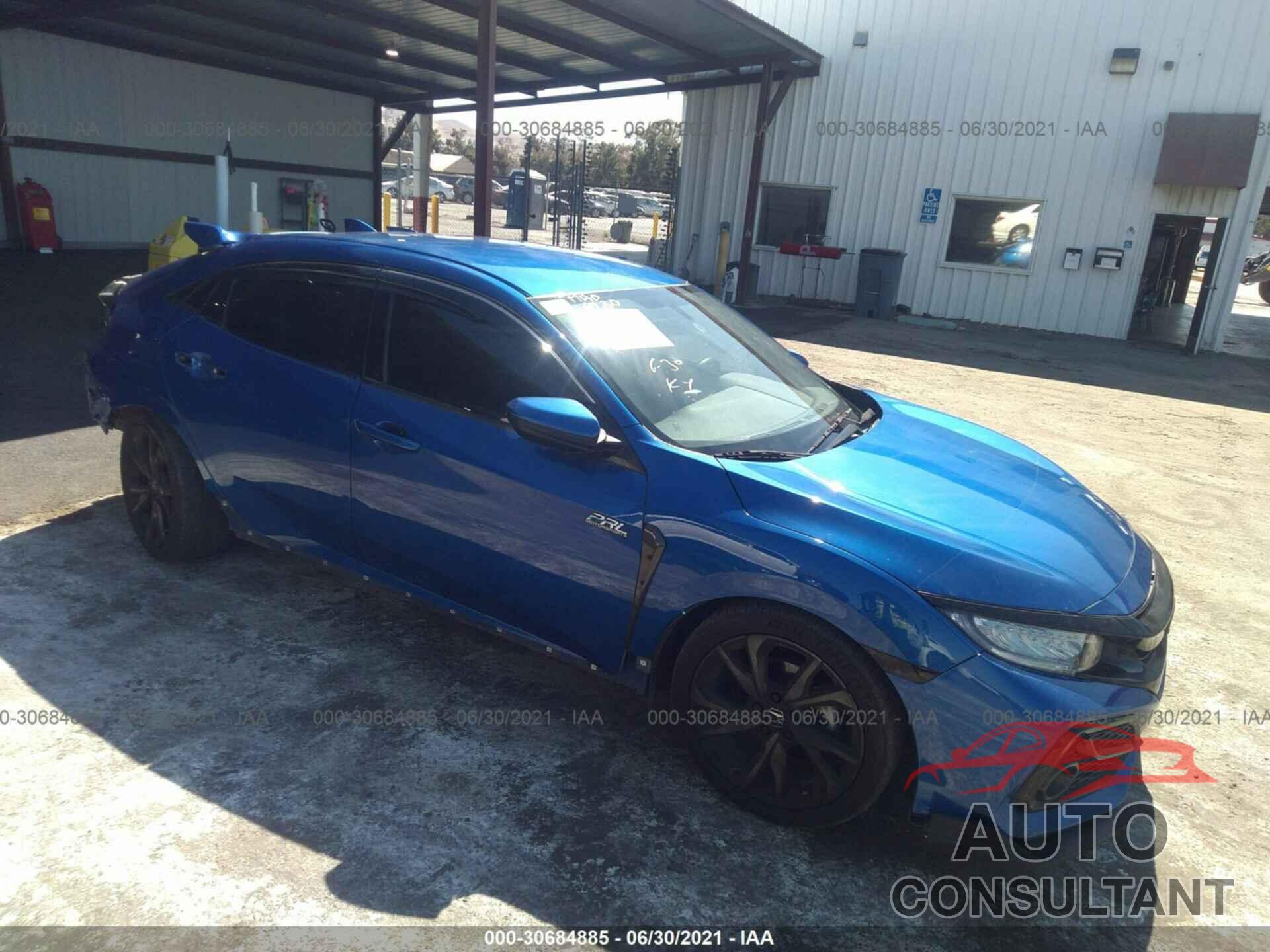 HONDA CIVIC HATCHBACK 2017 - SHHFK7H40HU212977