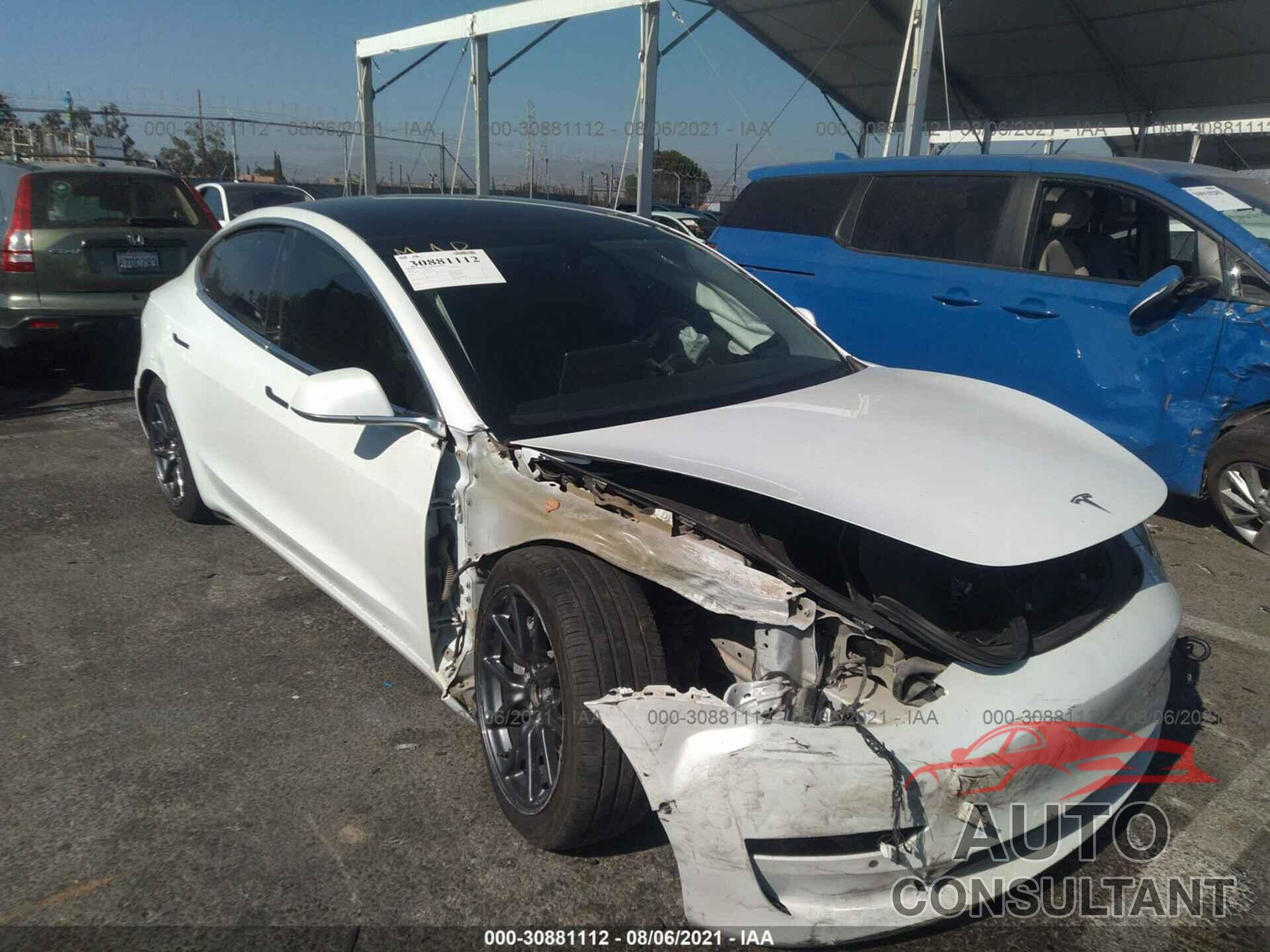 TESLA MODEL 3 2019 - 3TMCZ5AN0MM381197