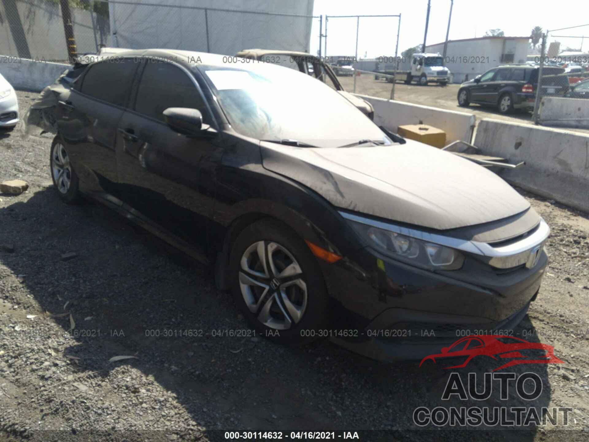 HONDA CIVIC SEDAN 2016 - 19XFC2F57GE036656