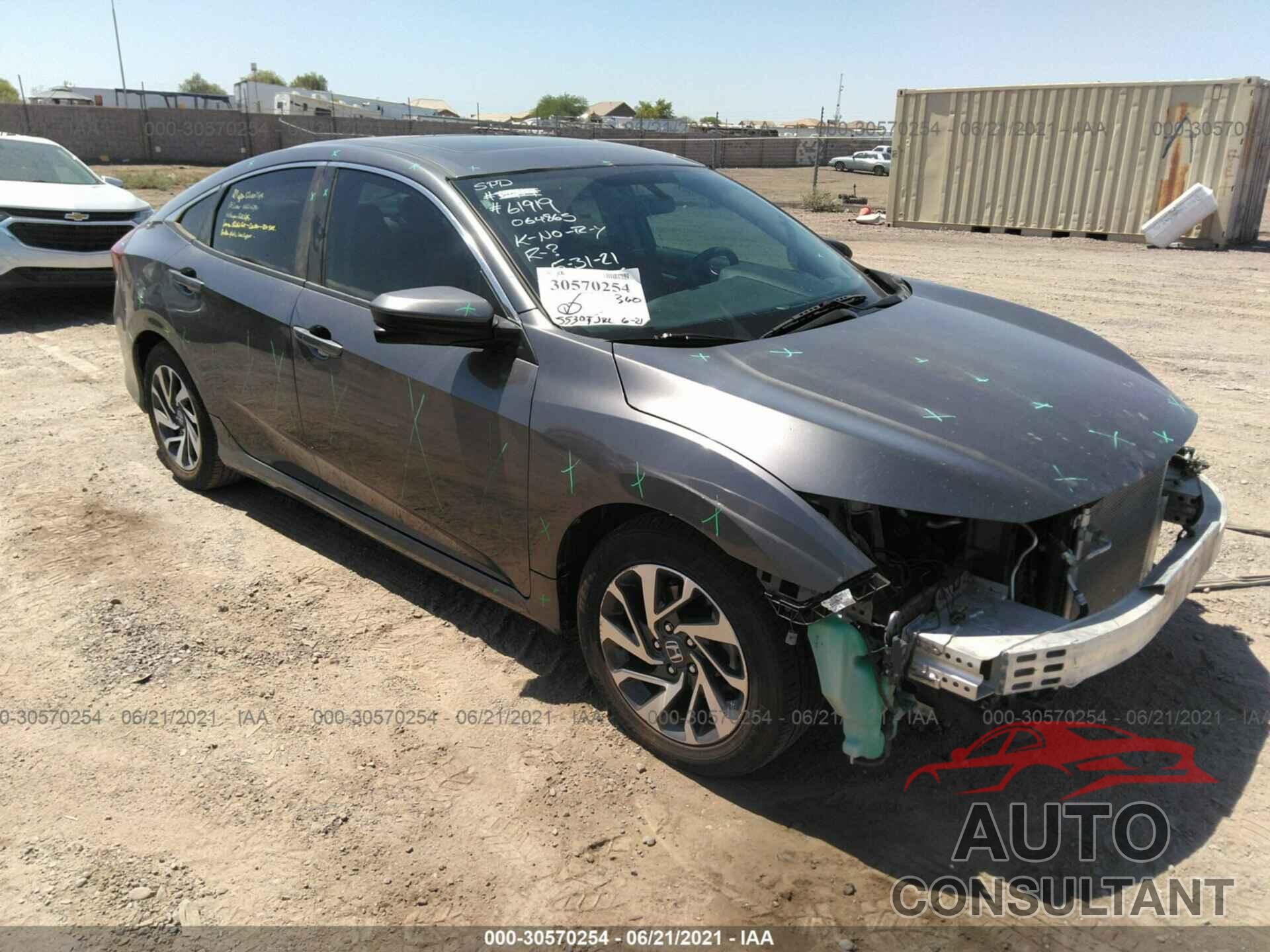 HONDA CIVIC SEDAN 2016 - 19XFC2F75GE064845