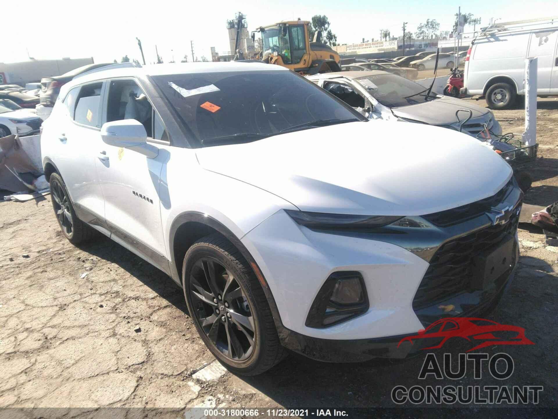 CHEVROLET BLAZER 2021 - 3GNKBERSXMS526761