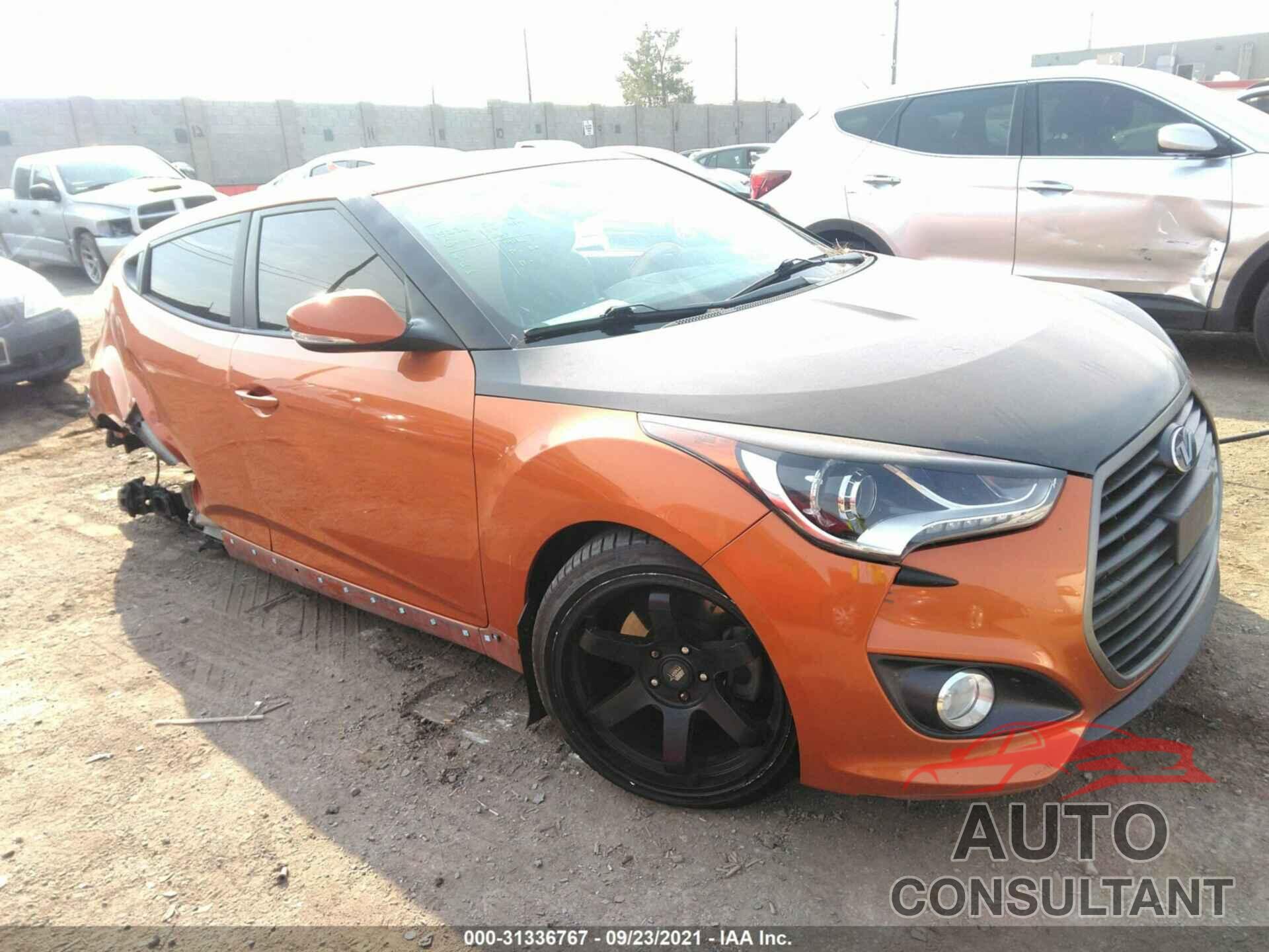 HYUNDAI VELOSTER 2016 - KMHTC6AE2GU260965