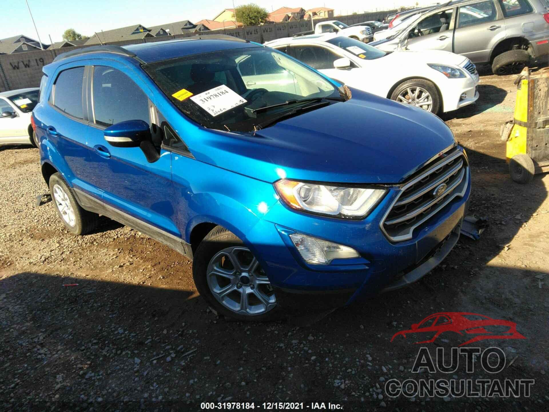 FORD ECOSPORT 2019 - MAJ3S2GE1KC254134