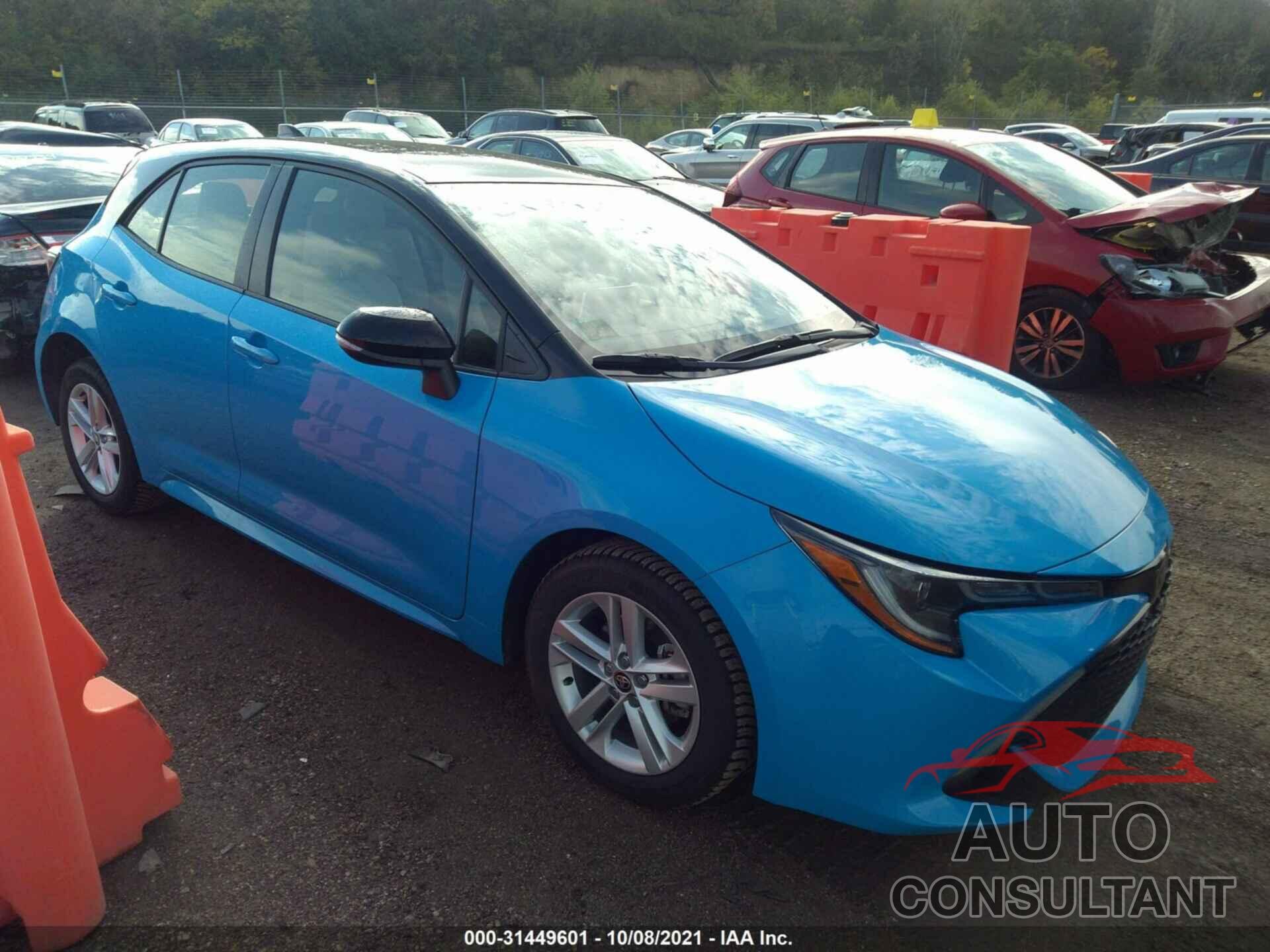 TOYOTA COROLLA HATCHBACK 2020 - JTNB4RBE2L3087649