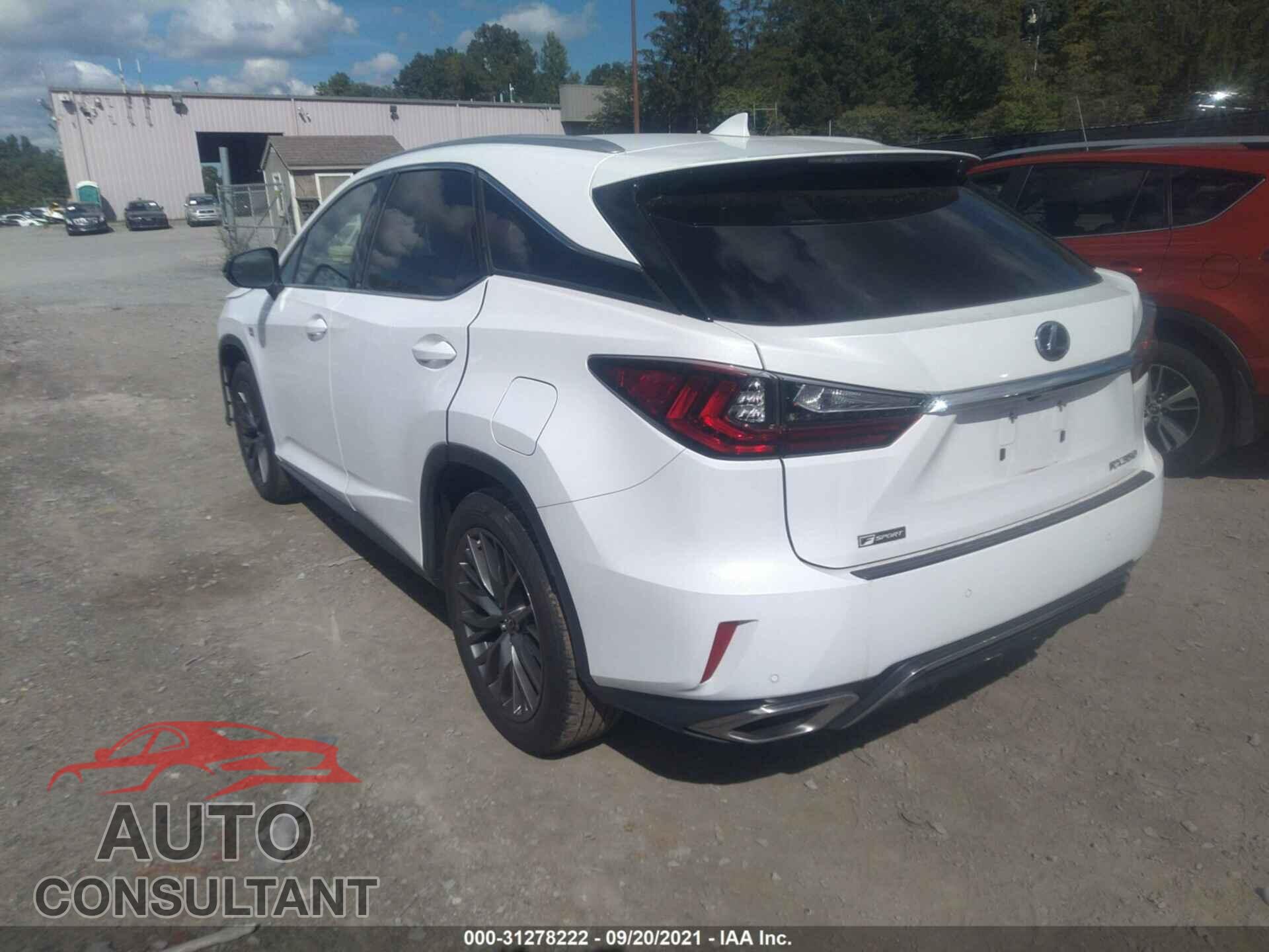 LEXUS RX 2019 - 2T2BZMCA3KC193257