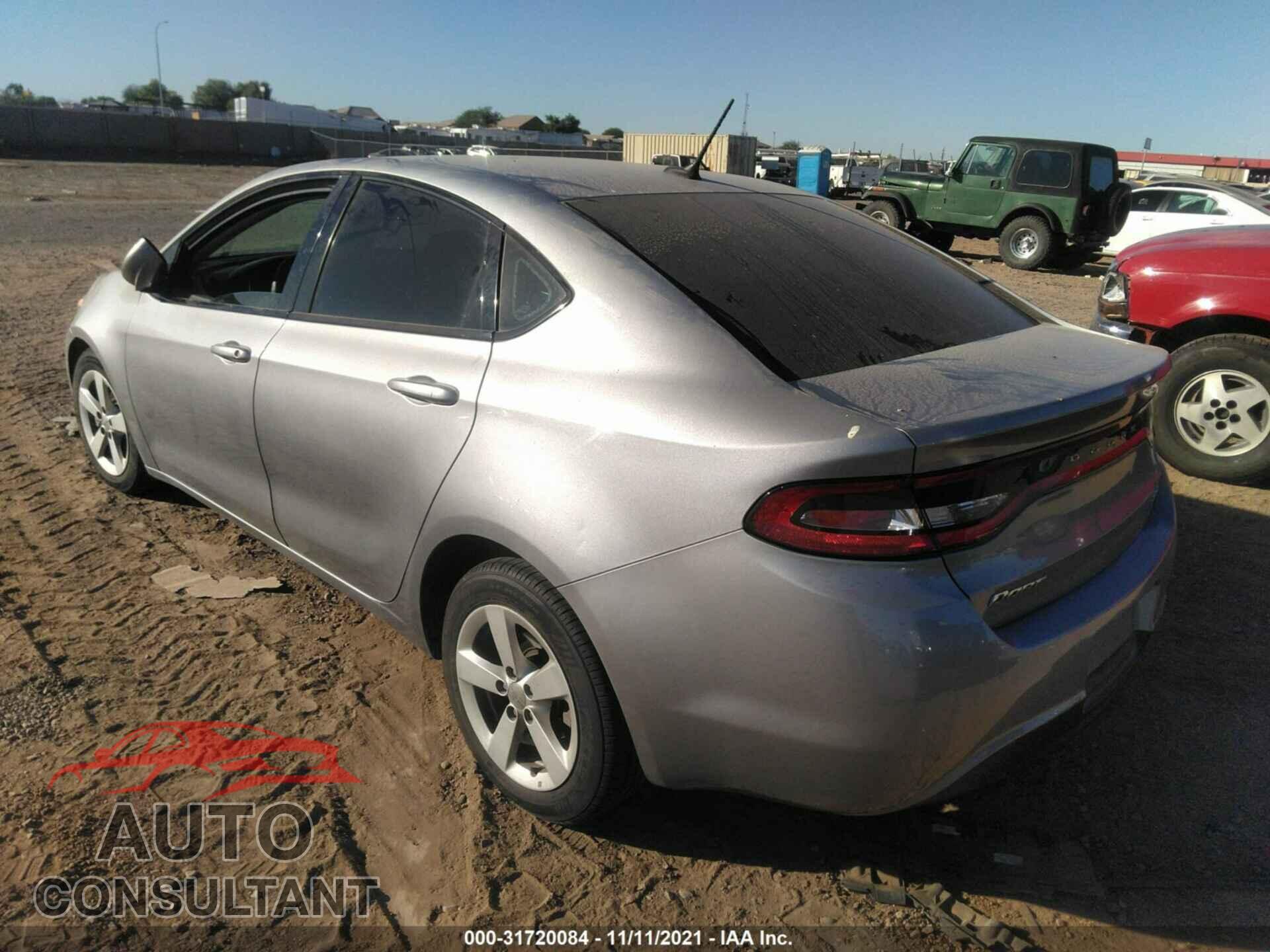 DODGE DART 2016 - 1C3CDFBB4GD613667