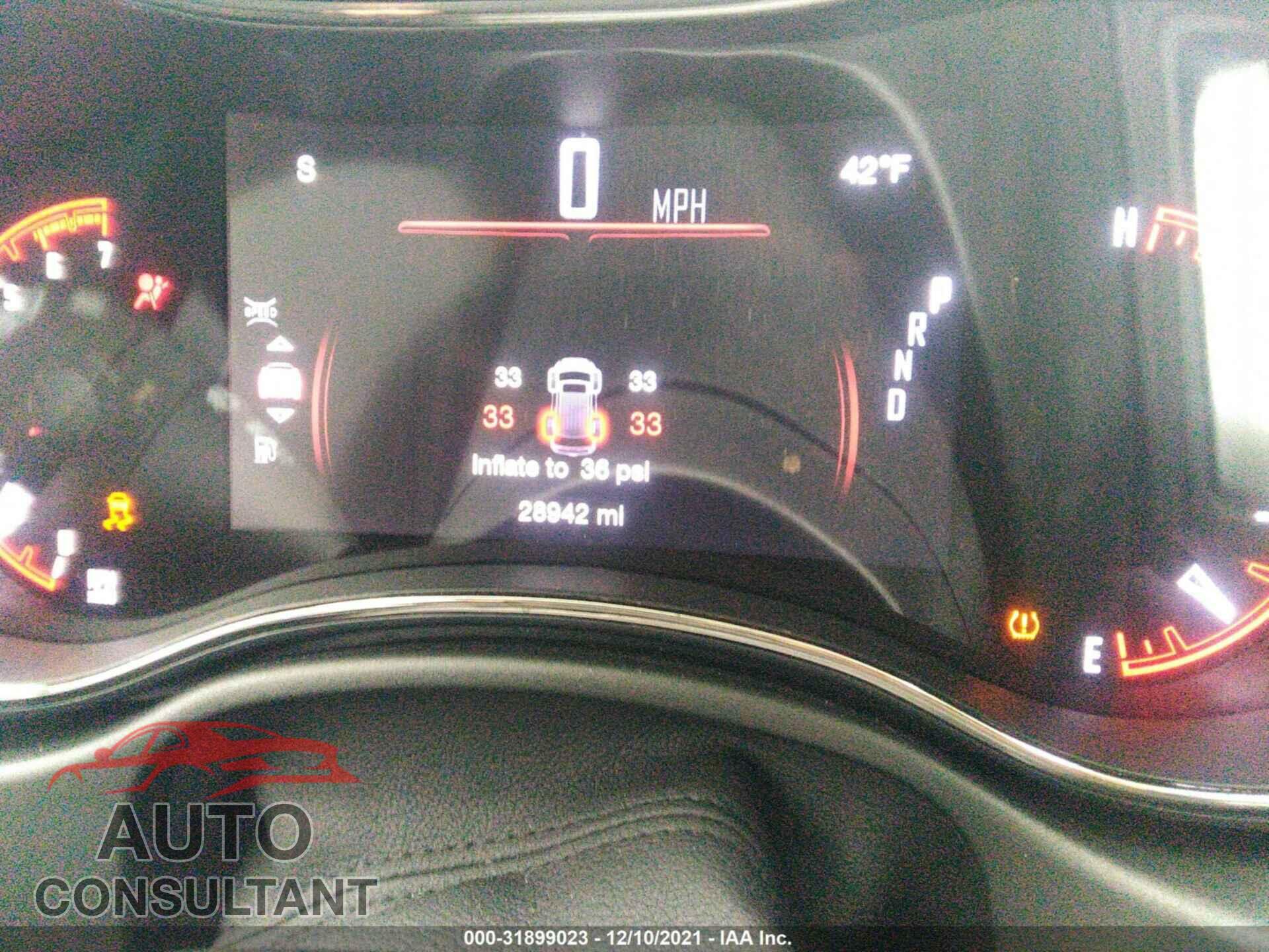 DODGE DURANGO 2020 - 1C4SDHCT9LC214389