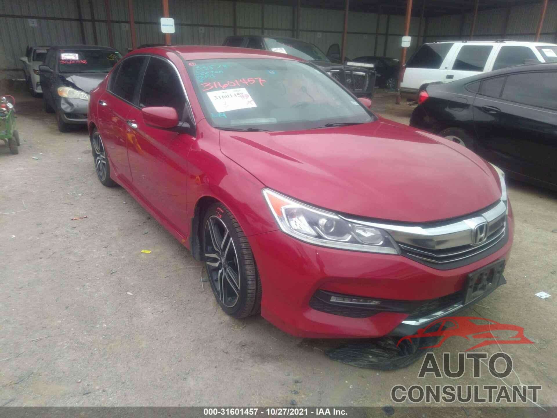 HONDA ACCORD SEDAN 2016 - 1HGCR2F50GA172908